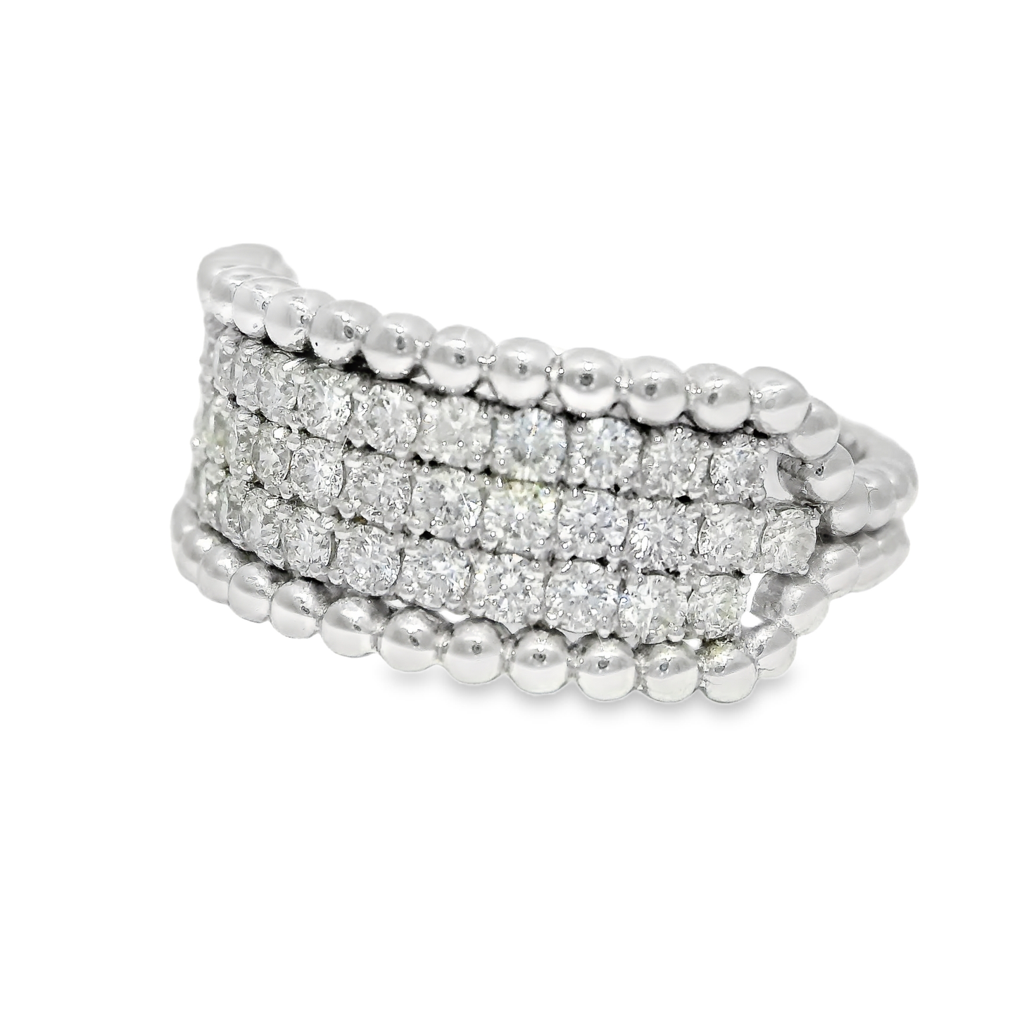 0.77CT Diamond 14K White Gold