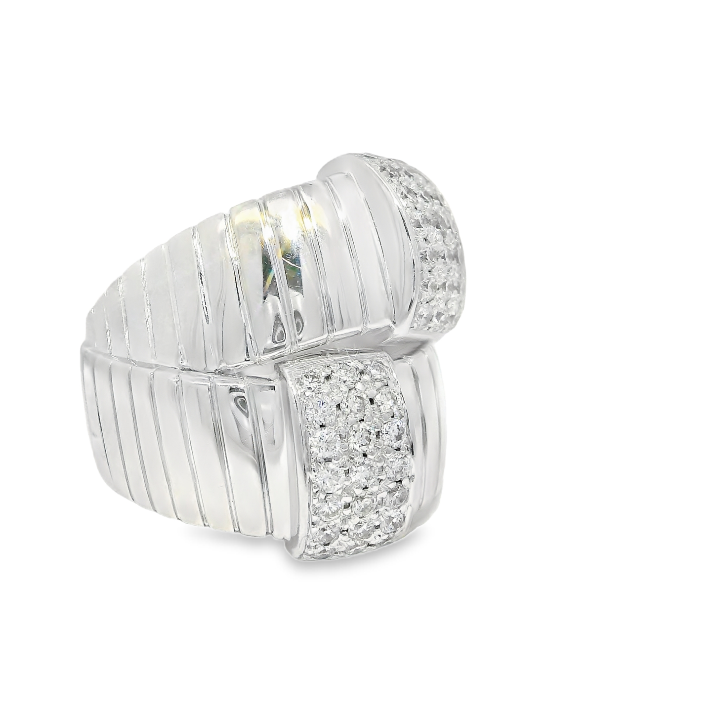 0.80CT Diamond Ring 14K White Gold