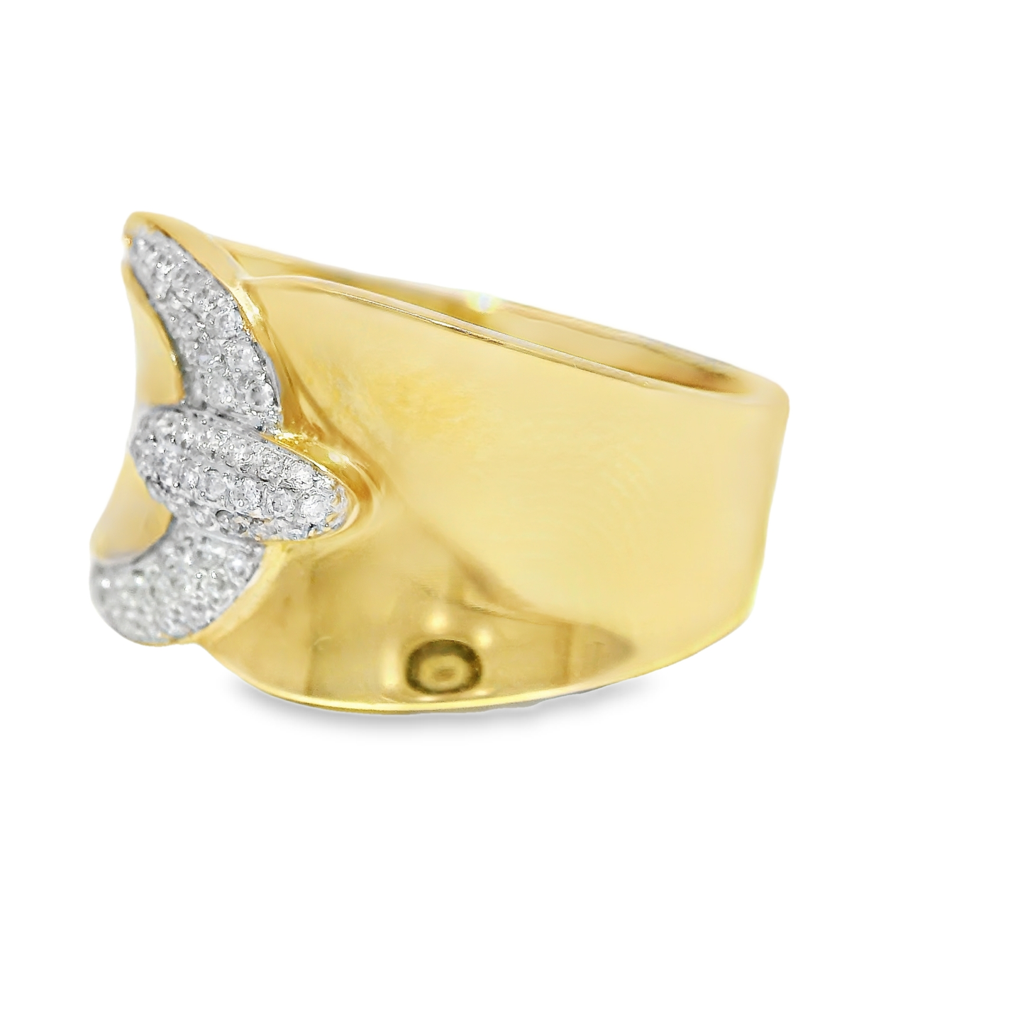 0.21CT Diamond Ring 14K Yellow Gold