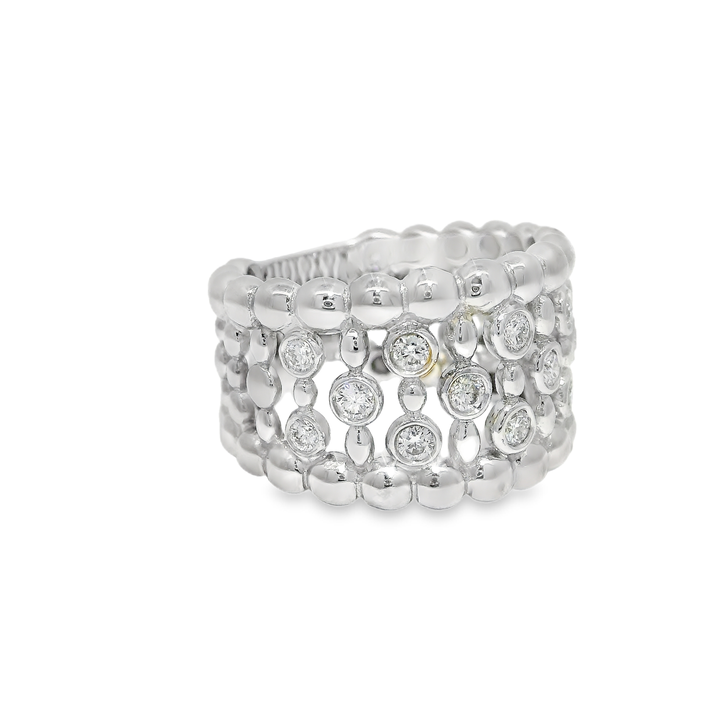0.50CT Diamond Ring 18K White Gold