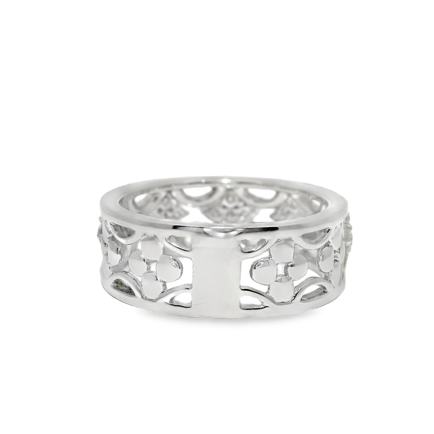 1.03CT Diamond Ring 18K White Gold