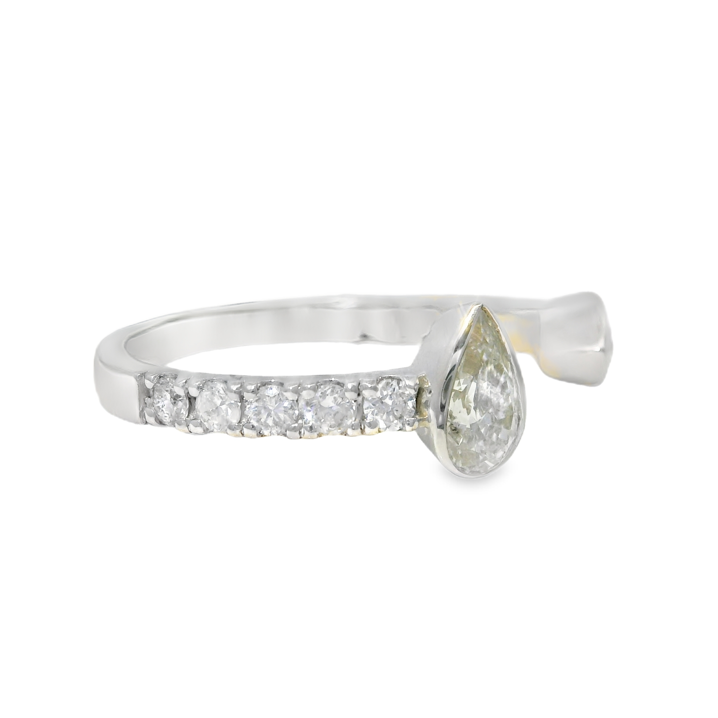 2.39CT Diamond Ring 18k White Gold