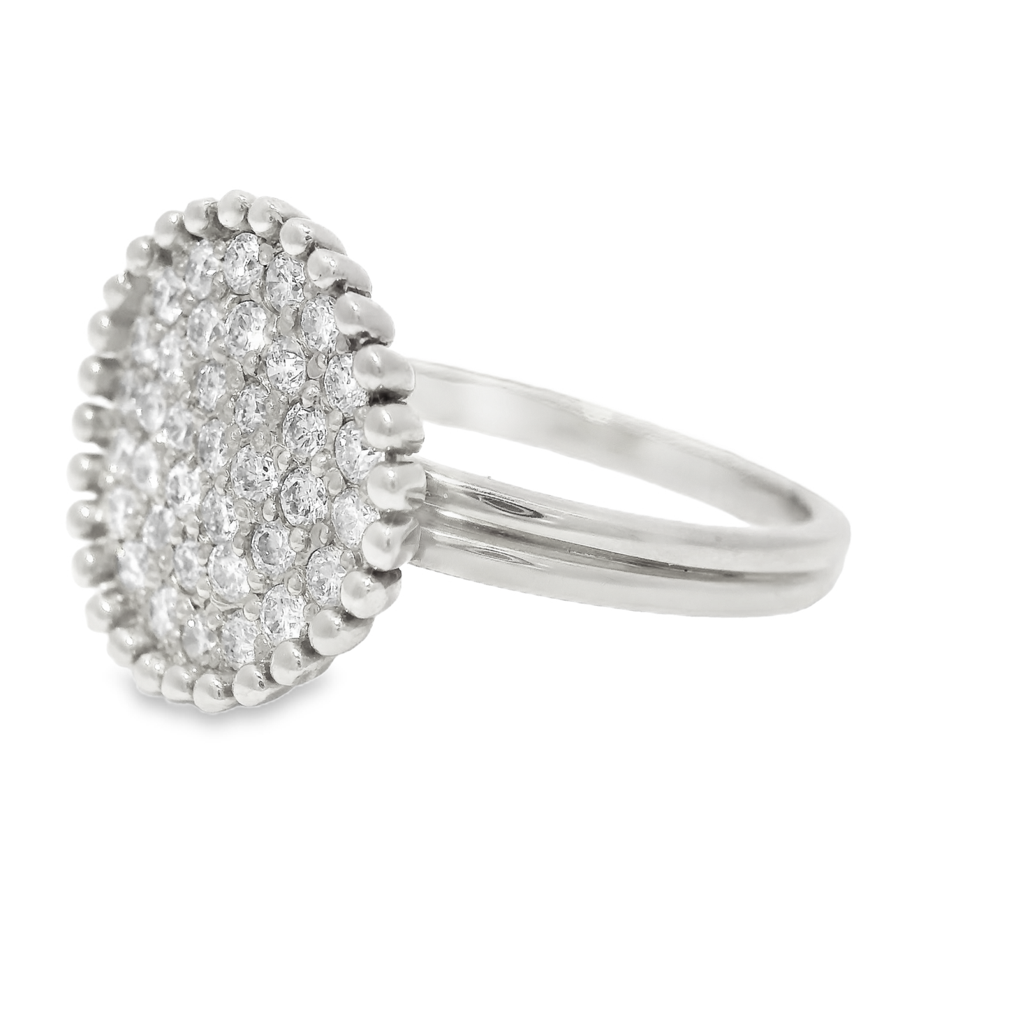 1.44CT Diamond Ring 14k White Gold