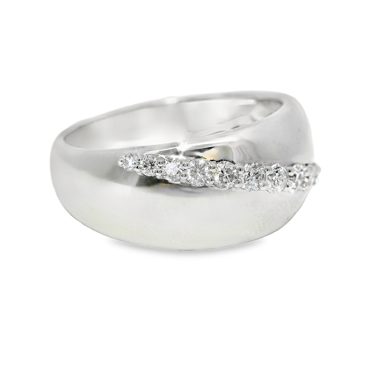 0.40CT Diamond Ring 14k White Gold