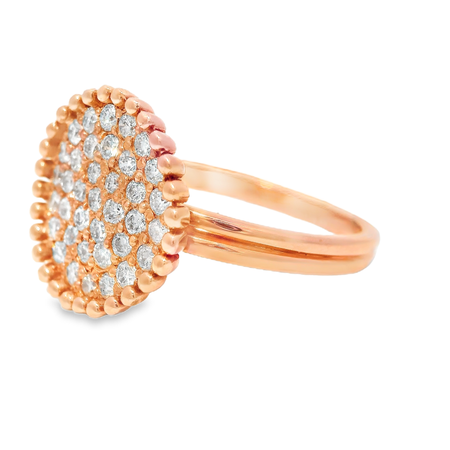 1.44CT Diamond Ring 14k Rose Gold