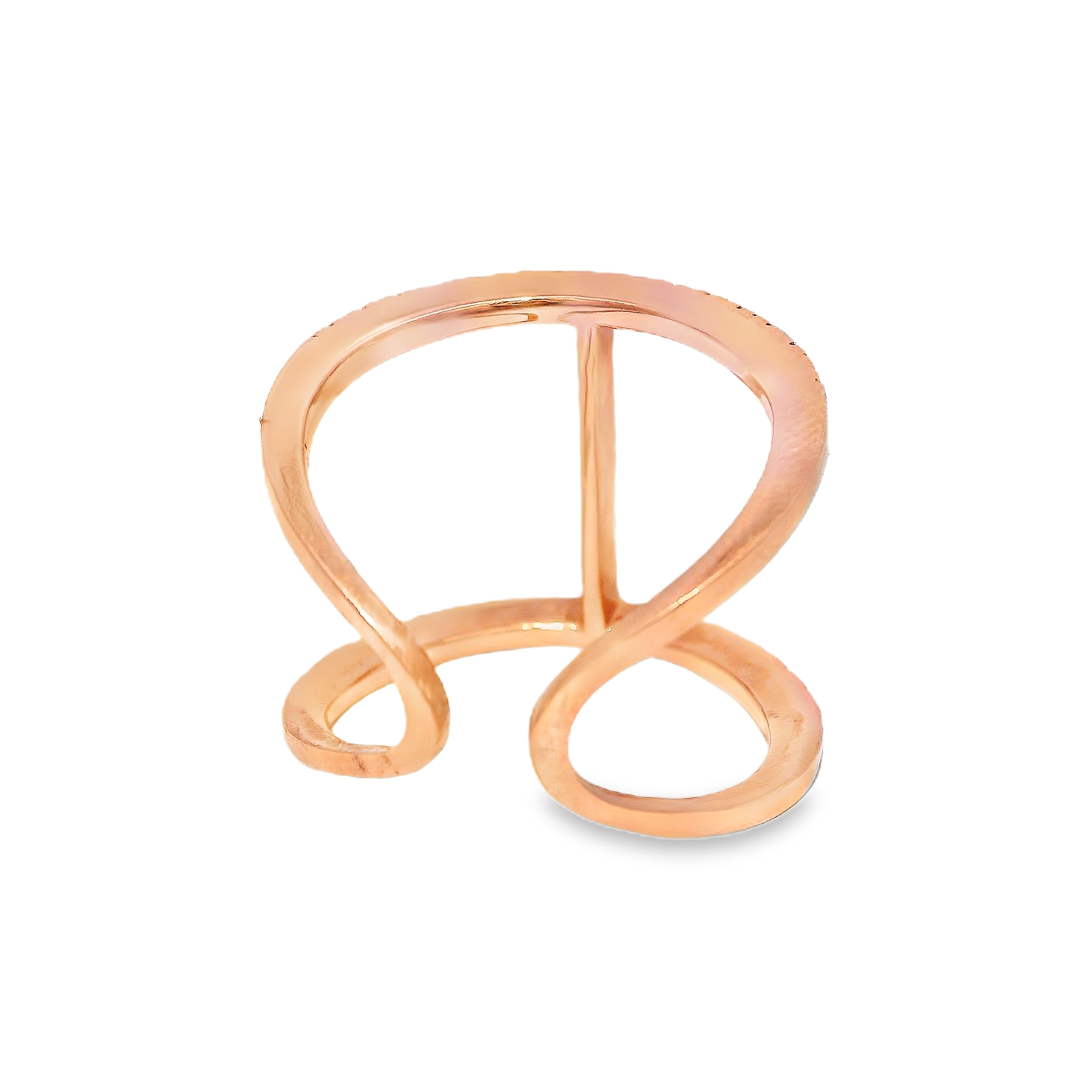 0.35CT Diamond Ring 14K Rose Gold