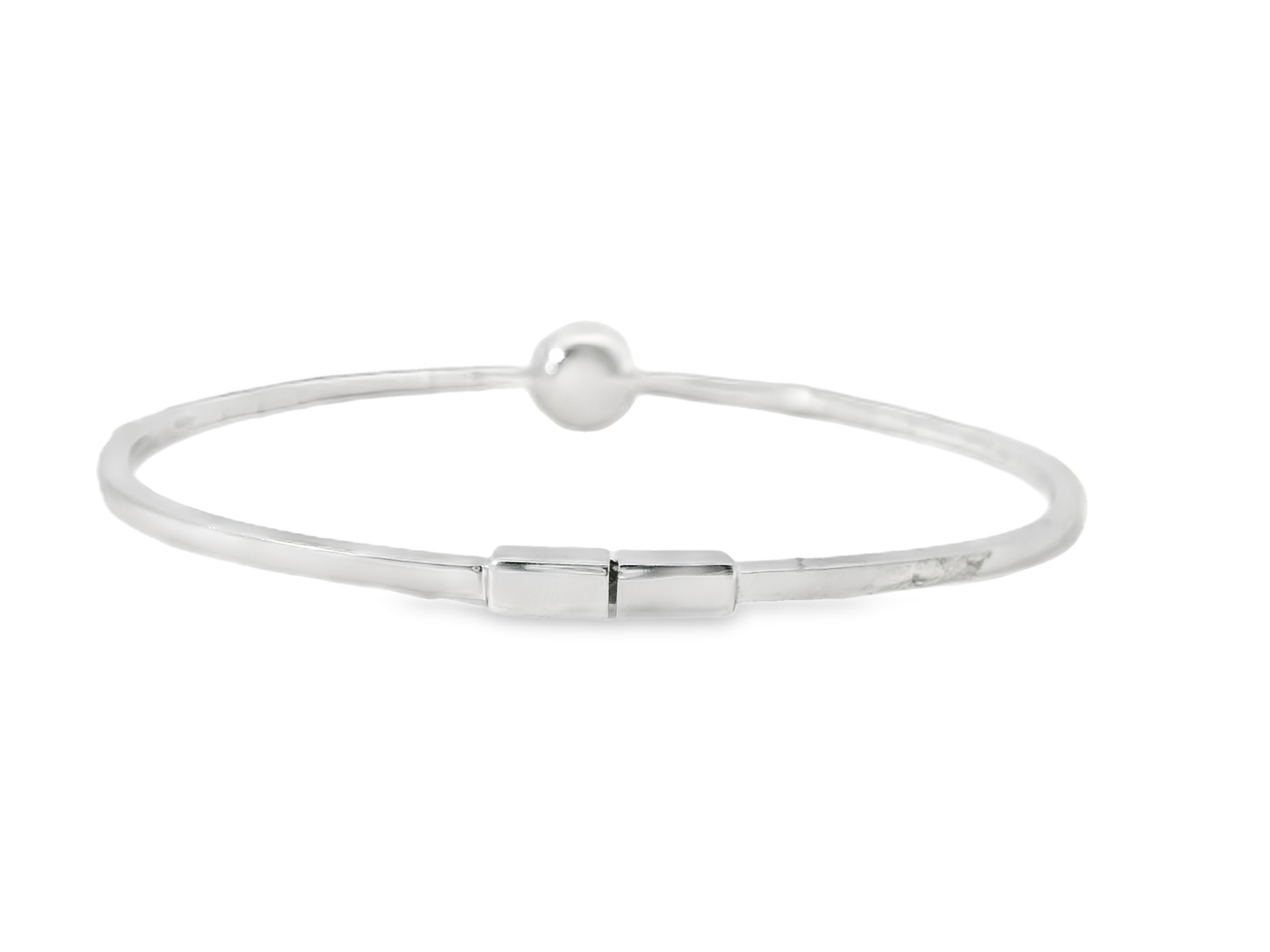 1.14CT Diamond Bangle 18k White Gold