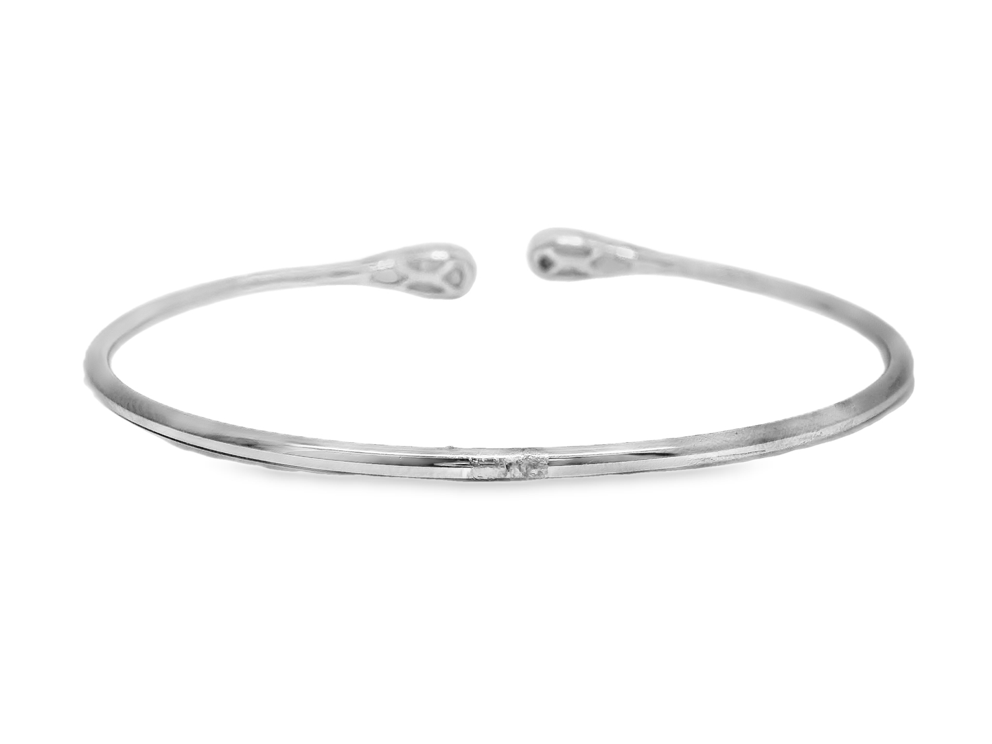 0.45CT Diamond Bangle 18k White Gold