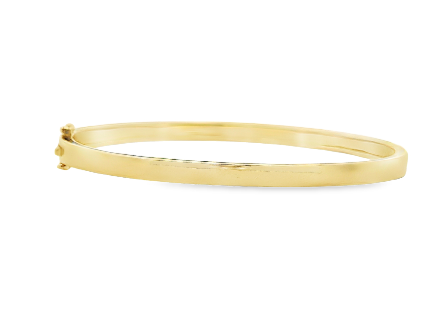 1.17CT Diamond Bangle with Black Enamel 14k Yellow Gold