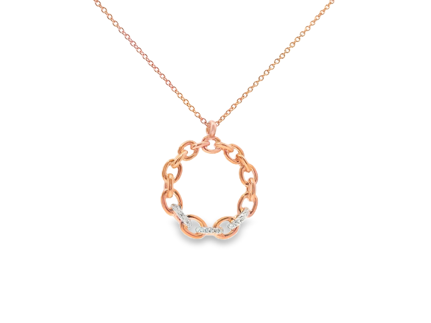 0.06CT Diamond Pendant 14k Gold
