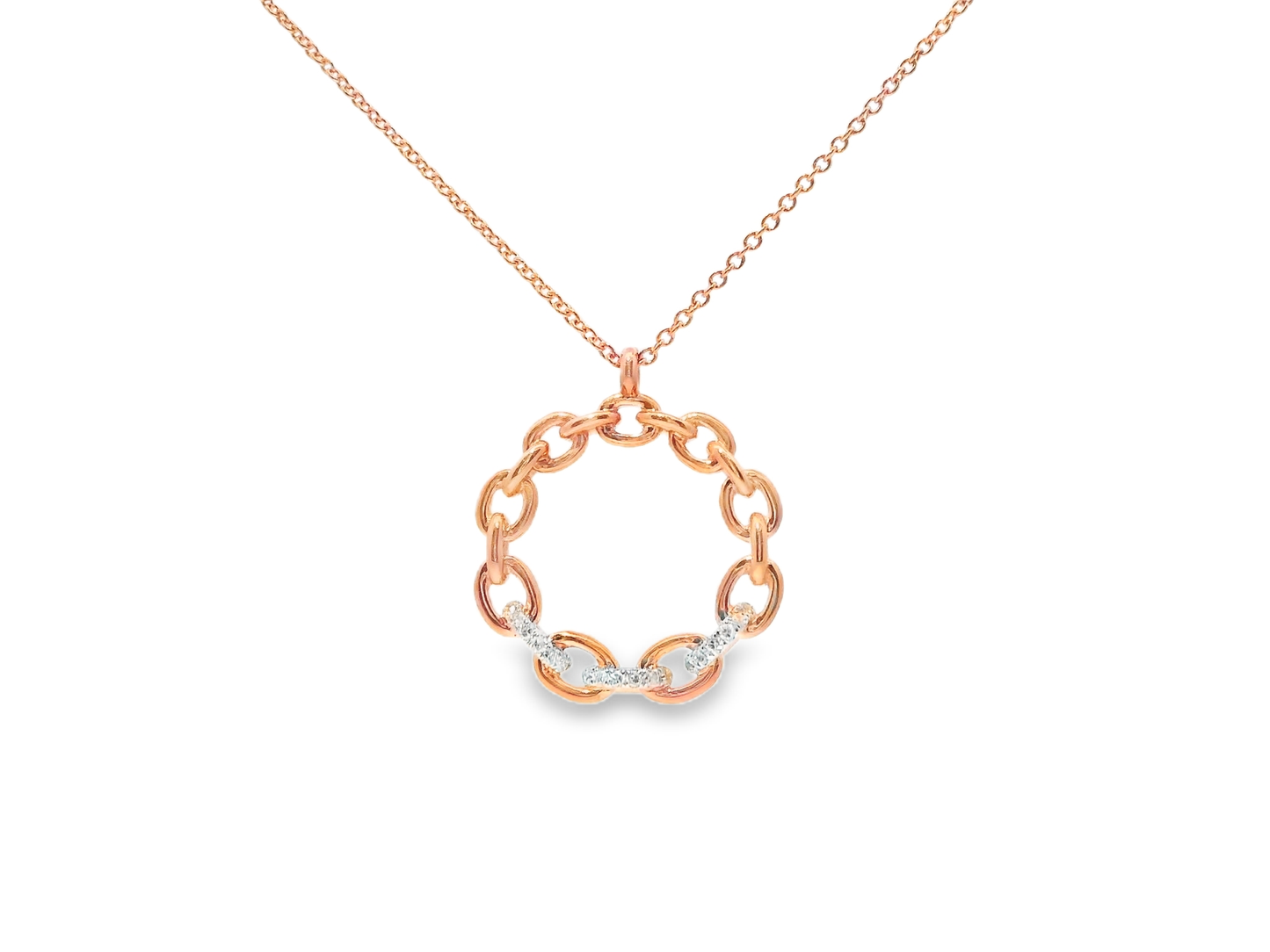 0.06CT Diamond Pendant 14k Gold