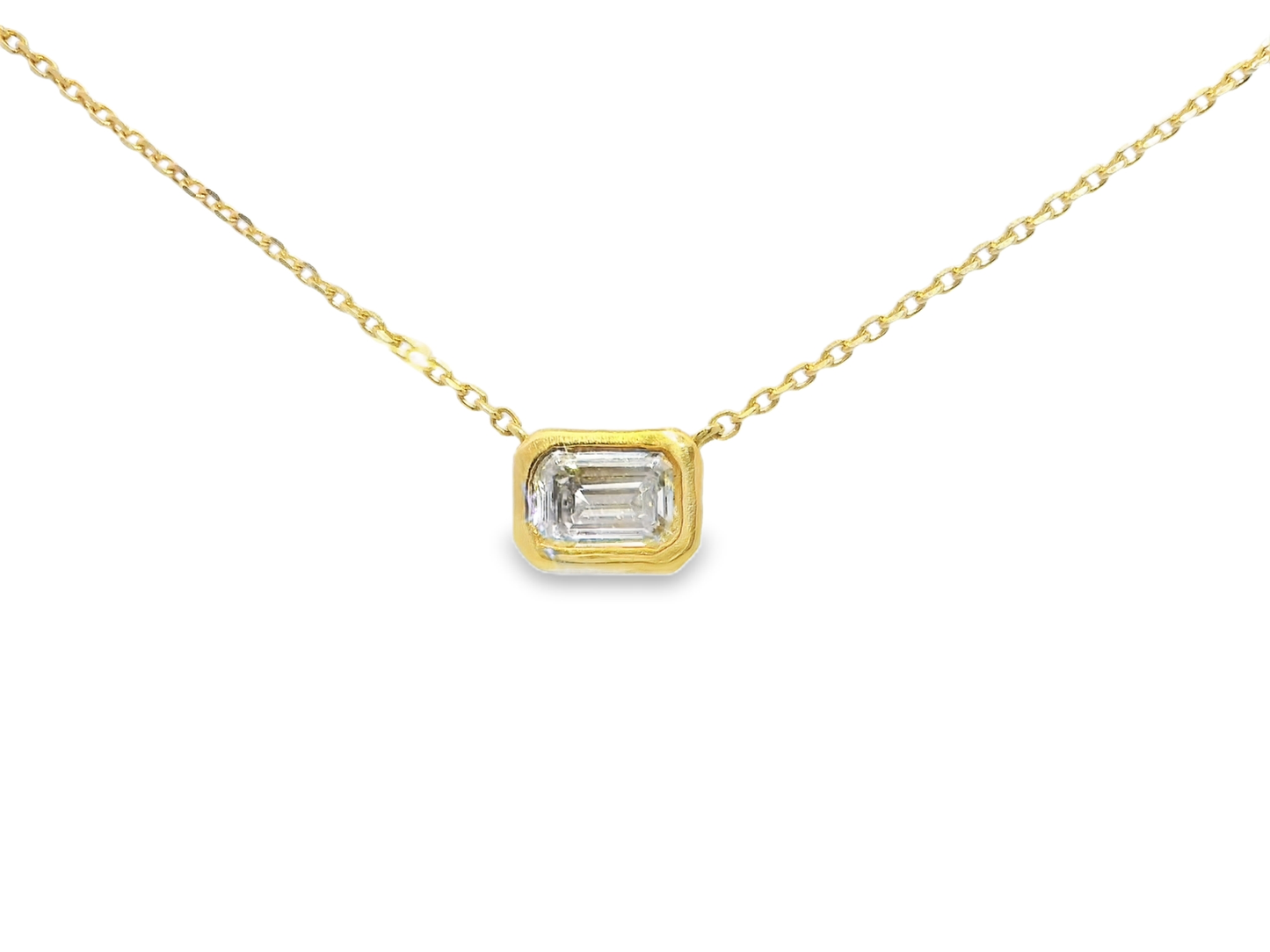 0.43CT Diamond Pendant 18k Yellow Gold