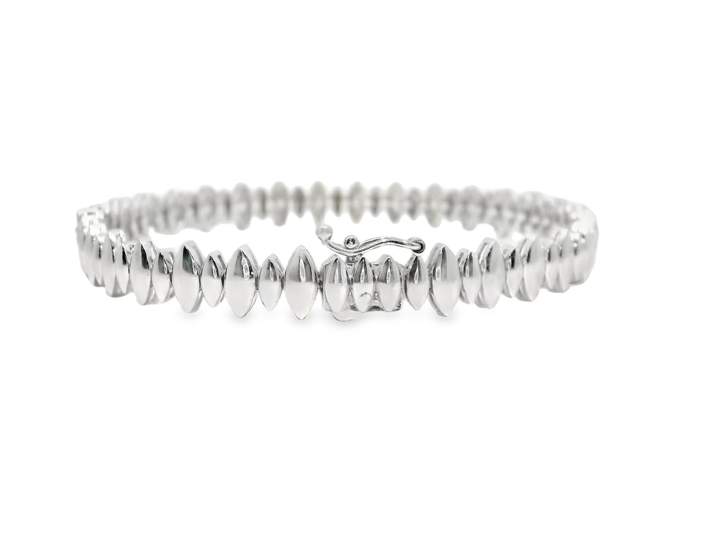 1.74CT Diamond Bracelet 14k White Gold