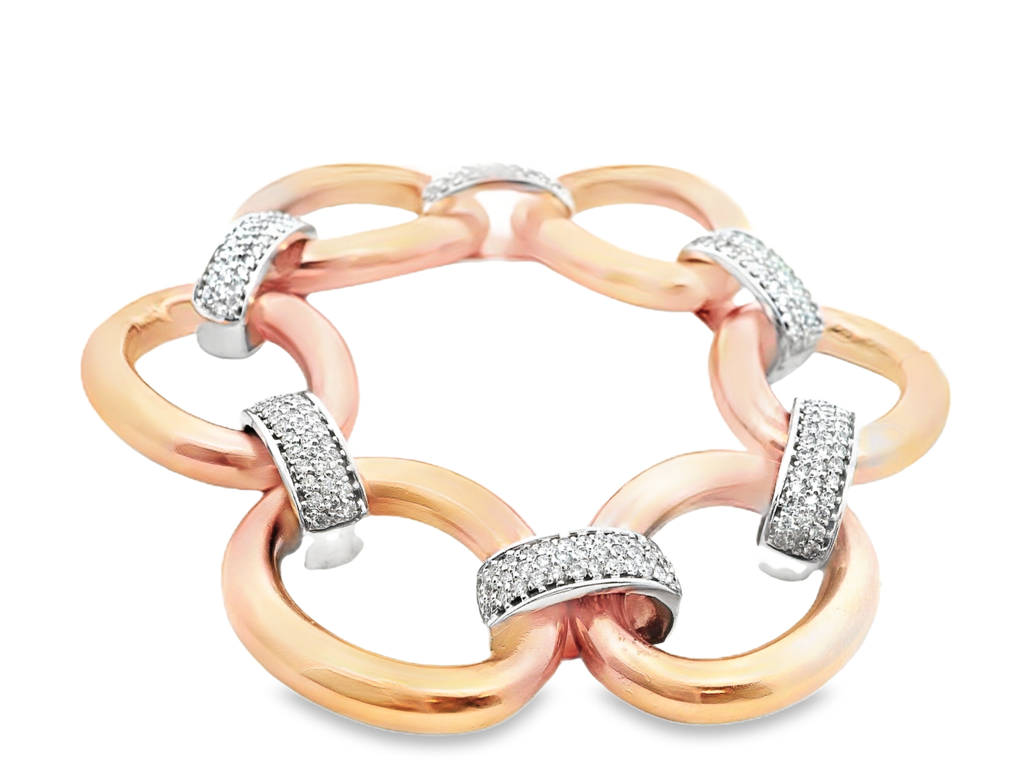 2.28CT Diamond Bracelet 14k Gold