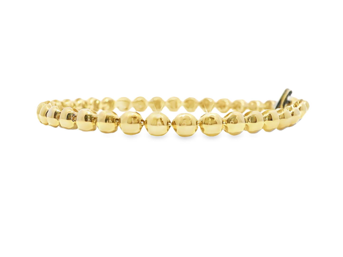Plain Ball Bracelet 14k Yellow Gold