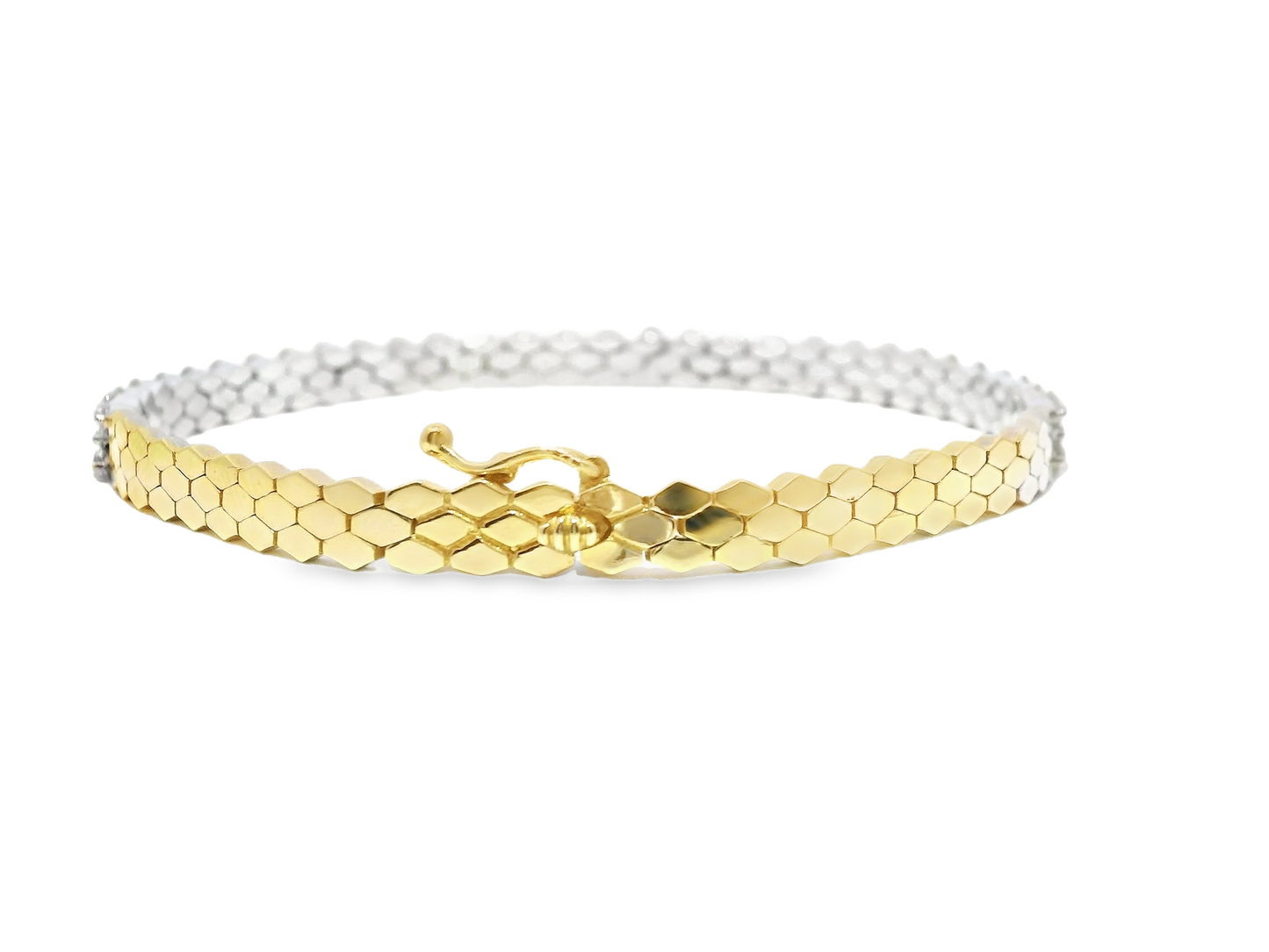 2.32CT Diamond Bracelet 14k Yellow Gold