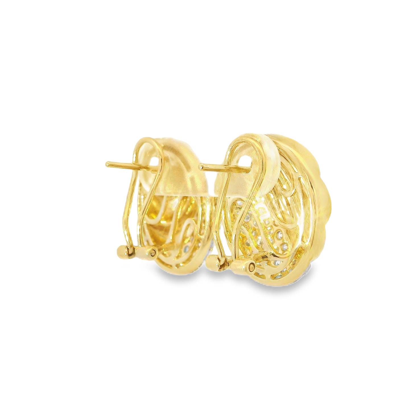 1.50CT Diamond Earring 14kYellow Gold