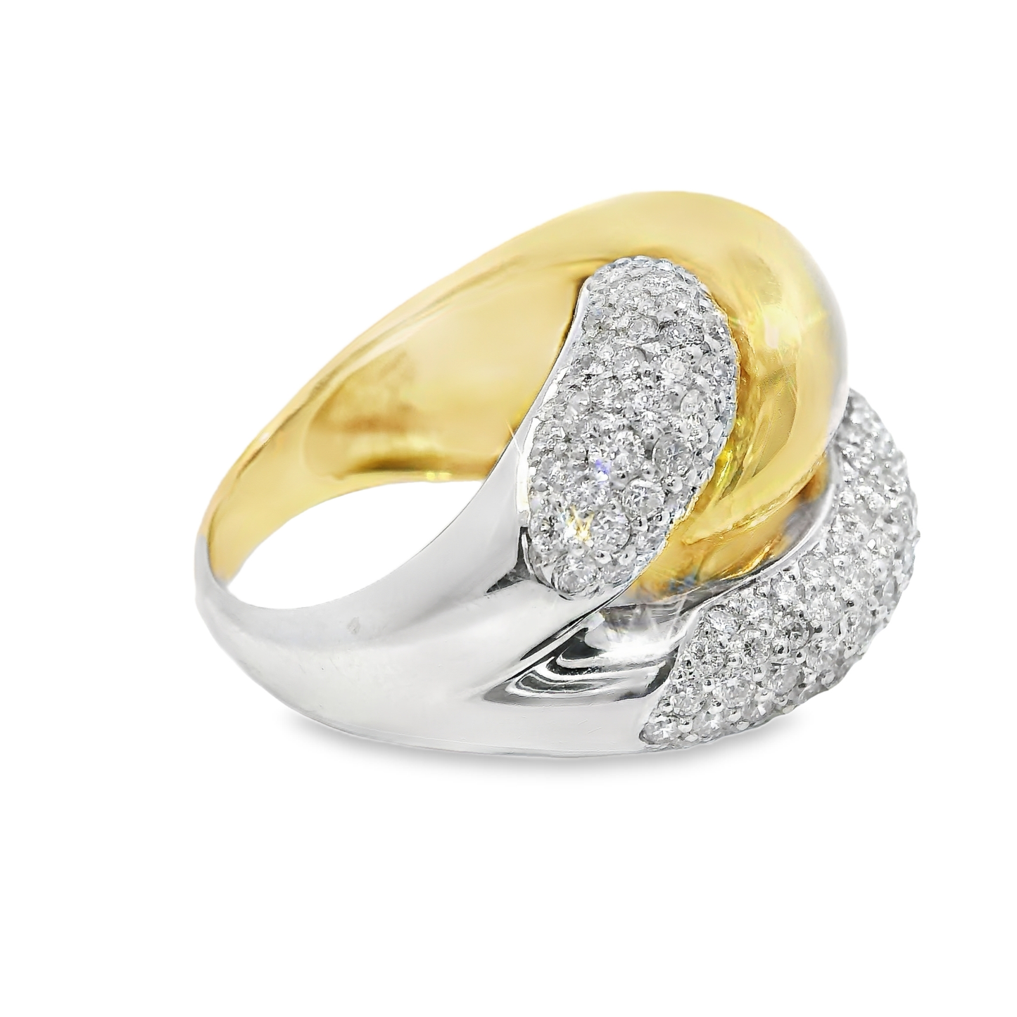 2.60CT diamond Rind 14k Yellow Gold