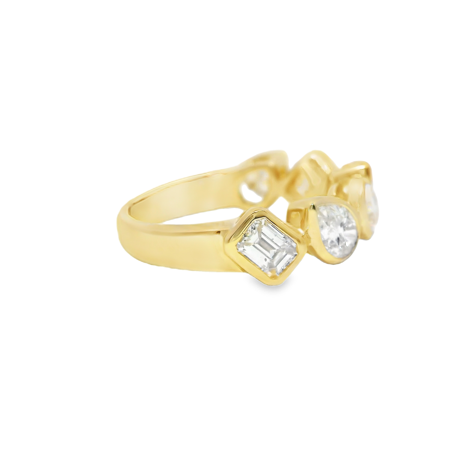 1.94CT Diamond Ring 18k Yellow Gold