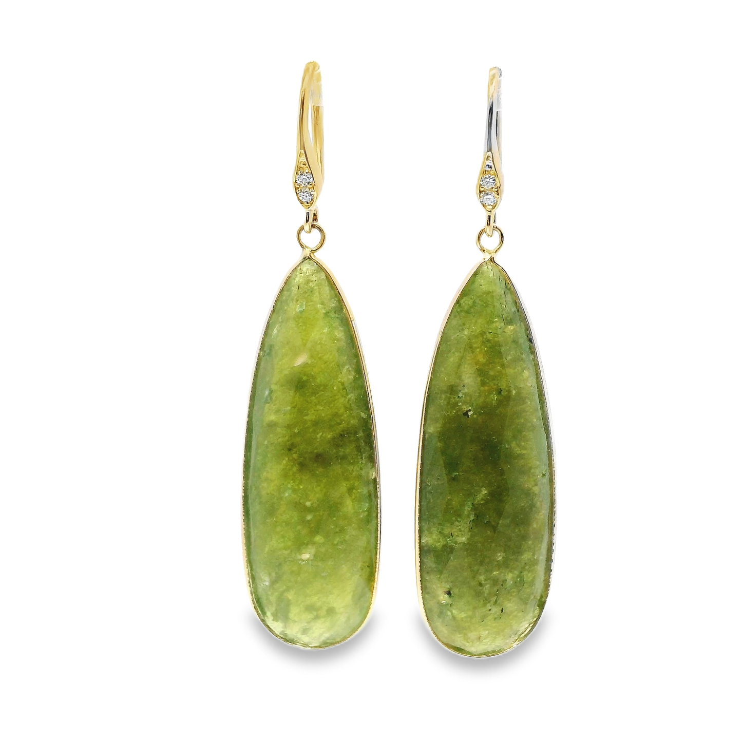 Serpentine Hoop Earring 14k Yellow Gold