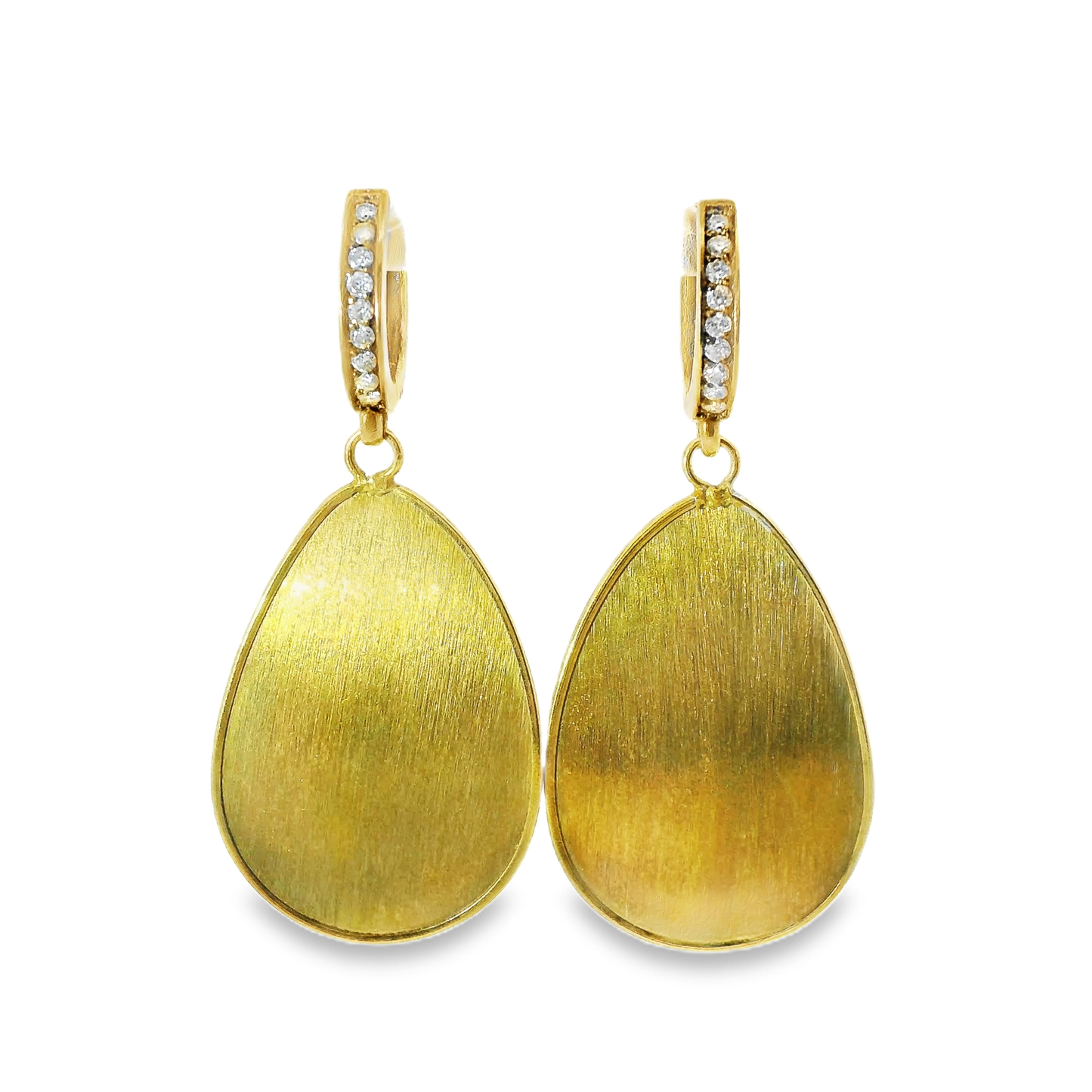 0.15CT Diamond 14k Yellow Gold Earring