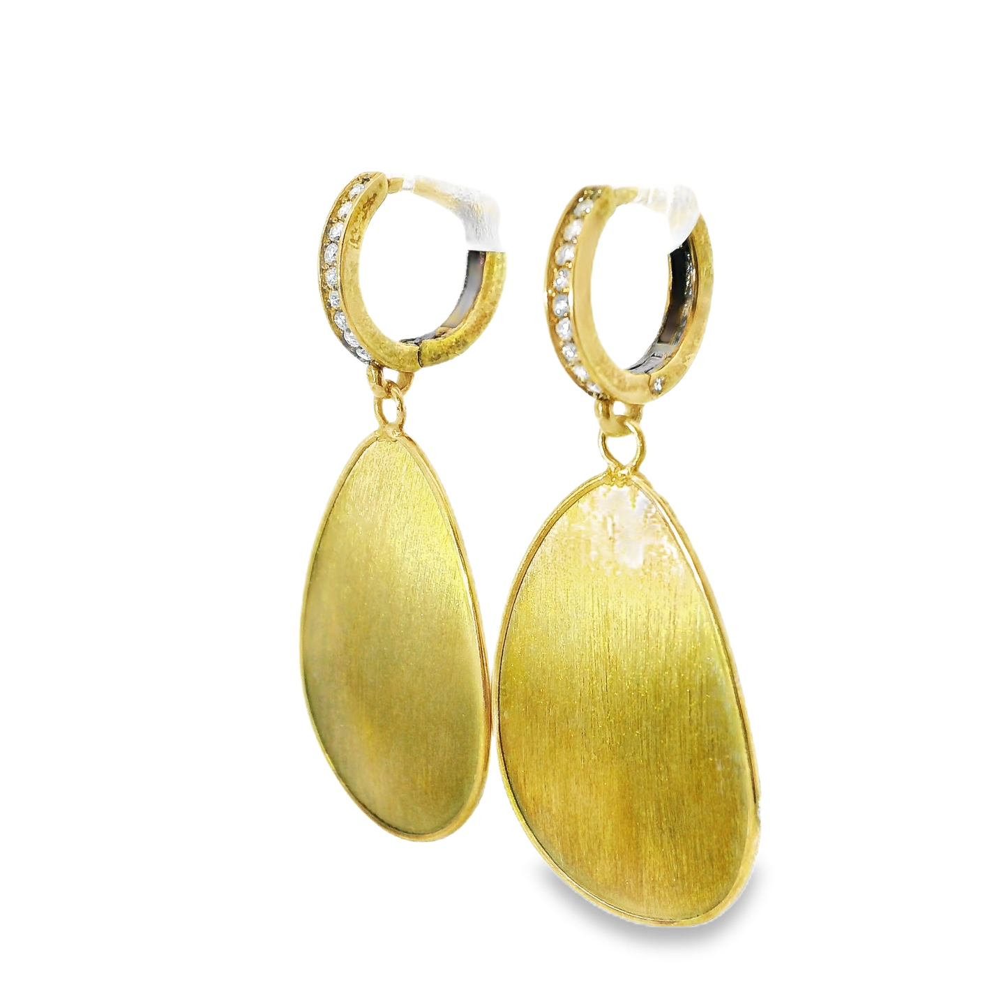 0.15CT Diamond 14k Yellow Gold Earring