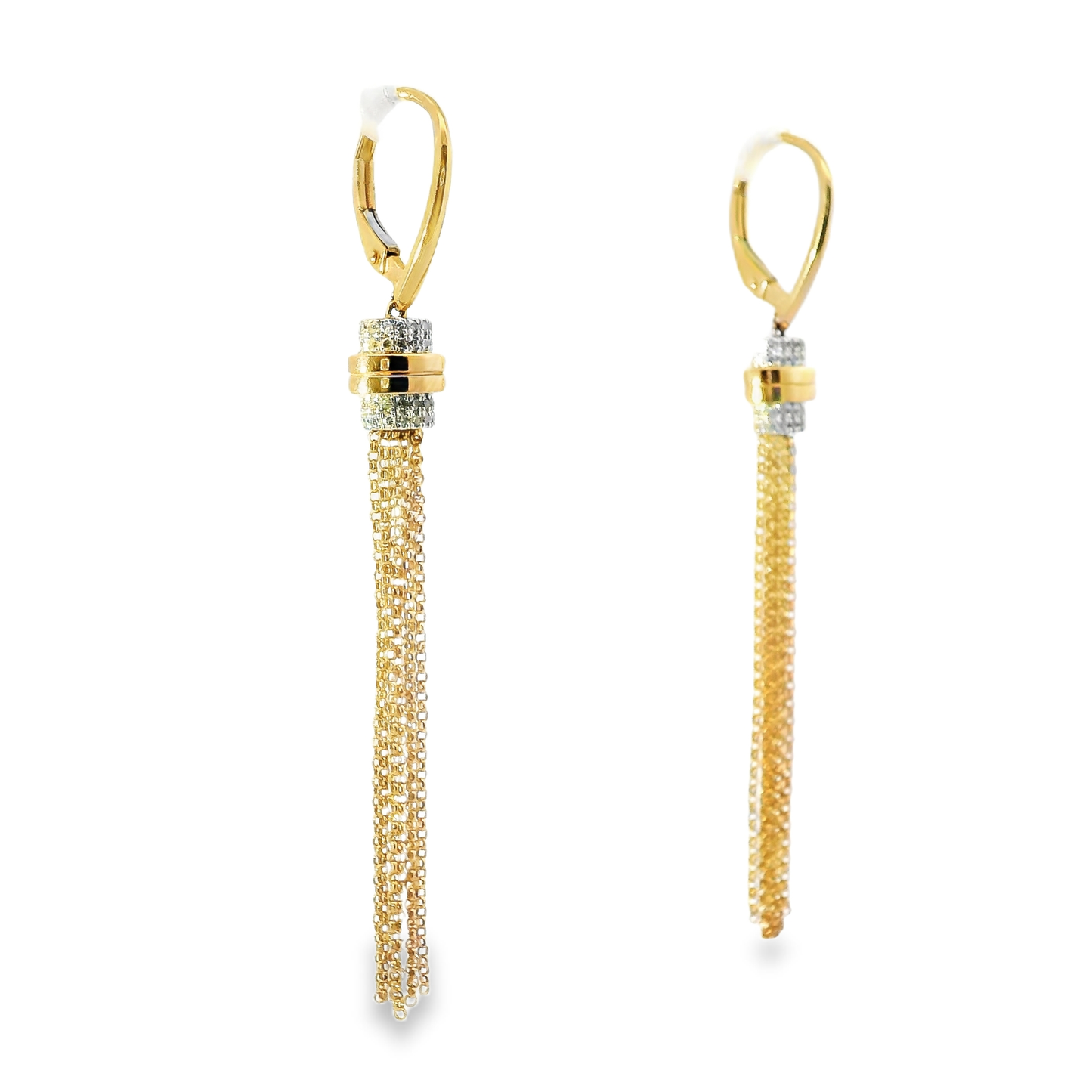0.19CT Diamond 14K Gold Earring