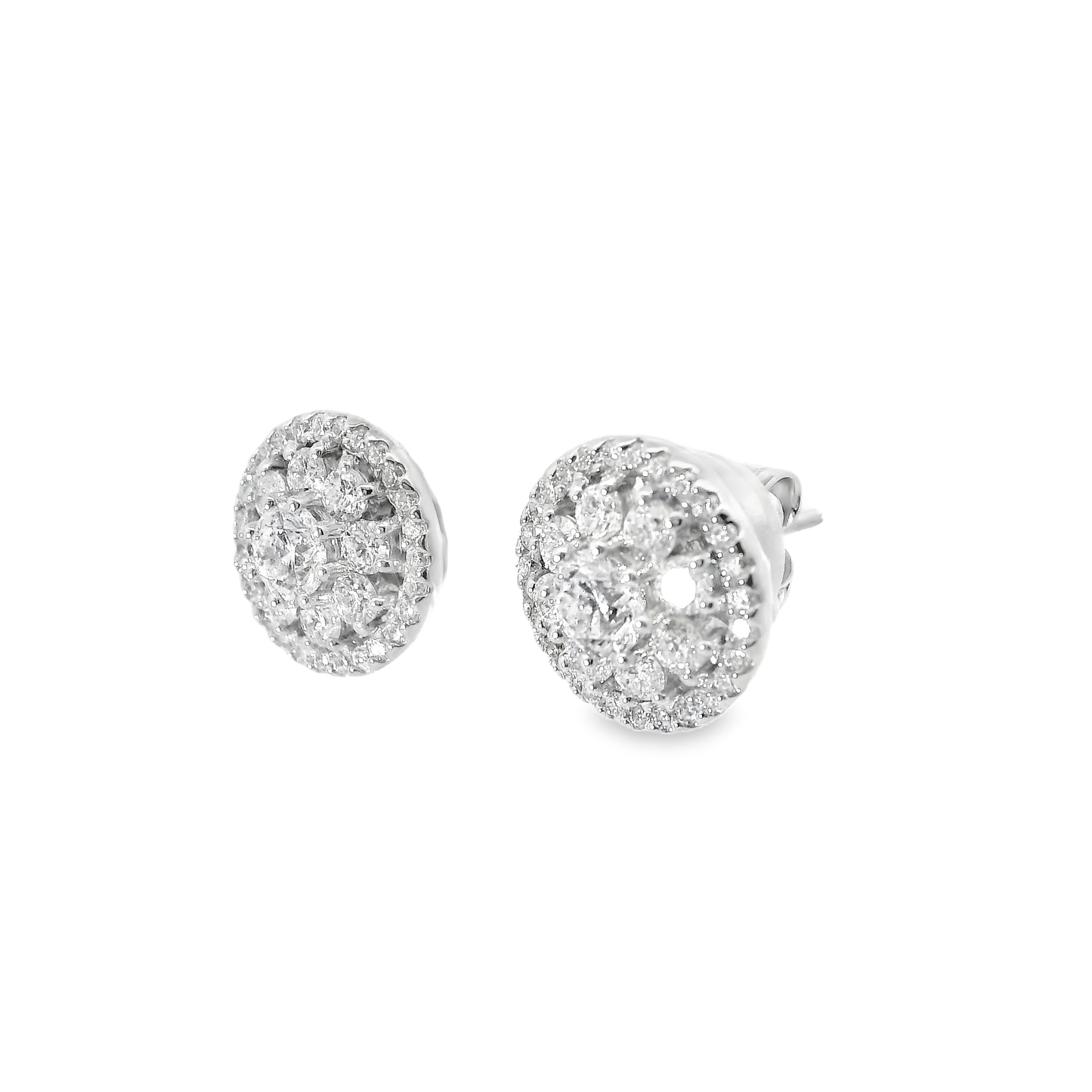 1.78CT Diamond 14k Gold Earring