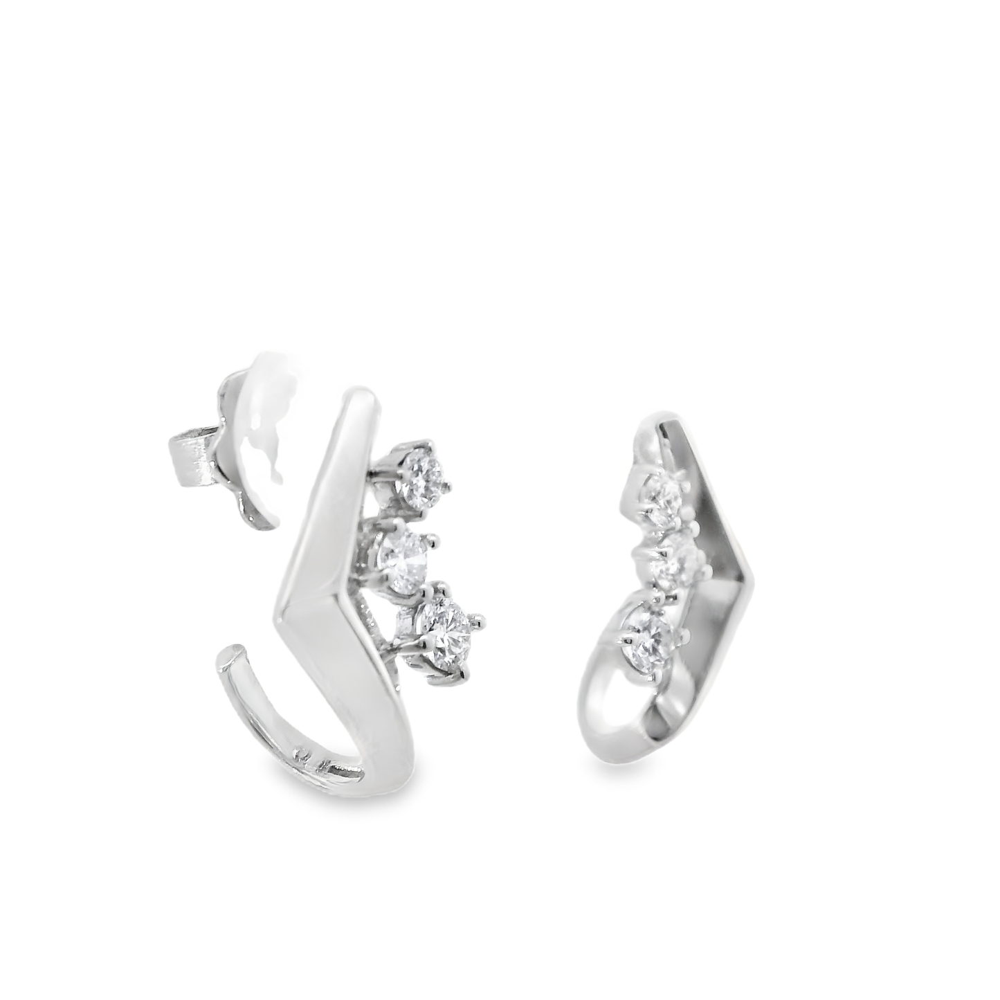 0.37CT Diamond 14k Gold Earring