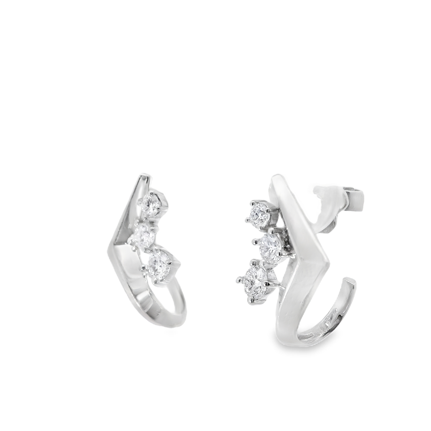 0.37CT Diamond 14k Gold Earring