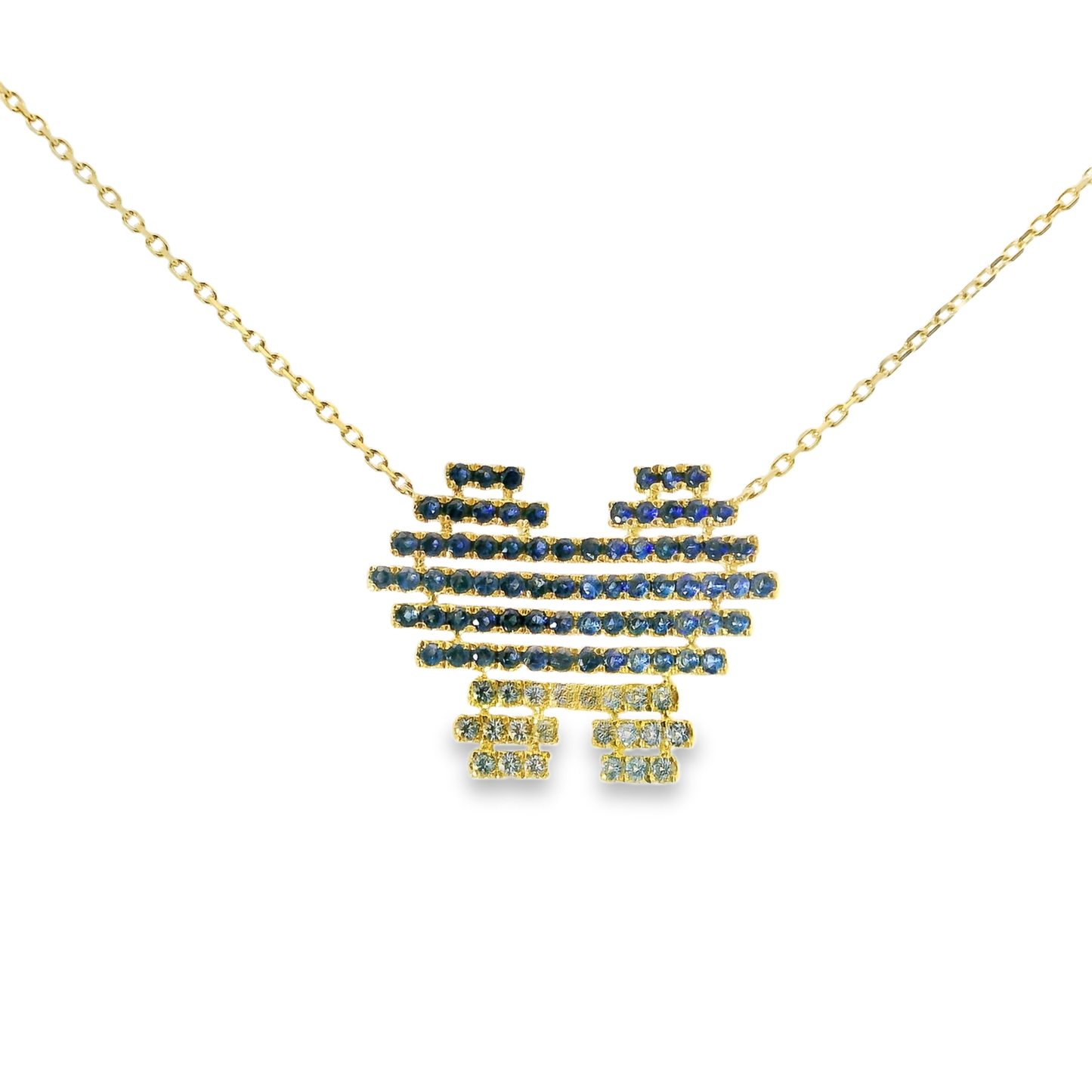 1.43CT Blue Sapphire 14k Yellow Gold