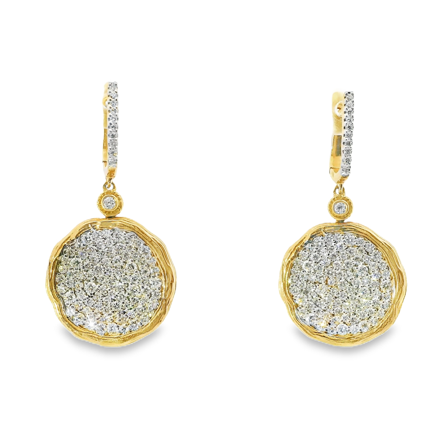 2.40Ct Diamond 14k Rose Gold Earring
