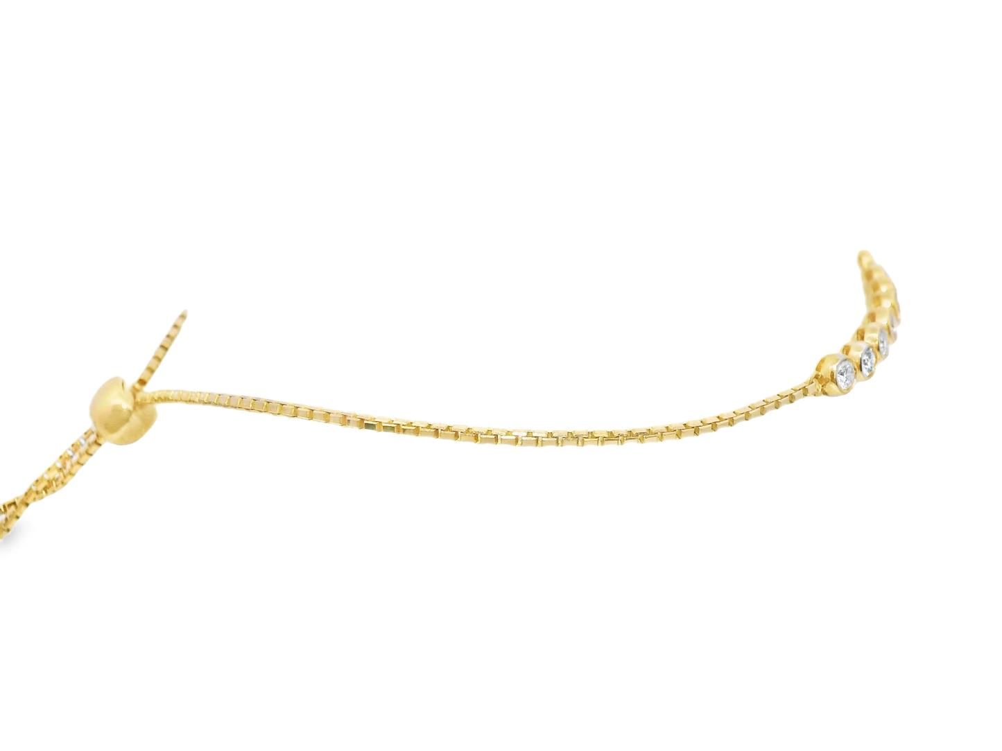 0.73CT Diamond Zip Bracelet 14k Rose Gold