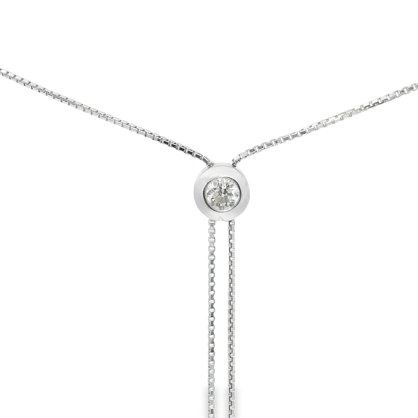 0.33CT Diamond Pendant 14K White gold