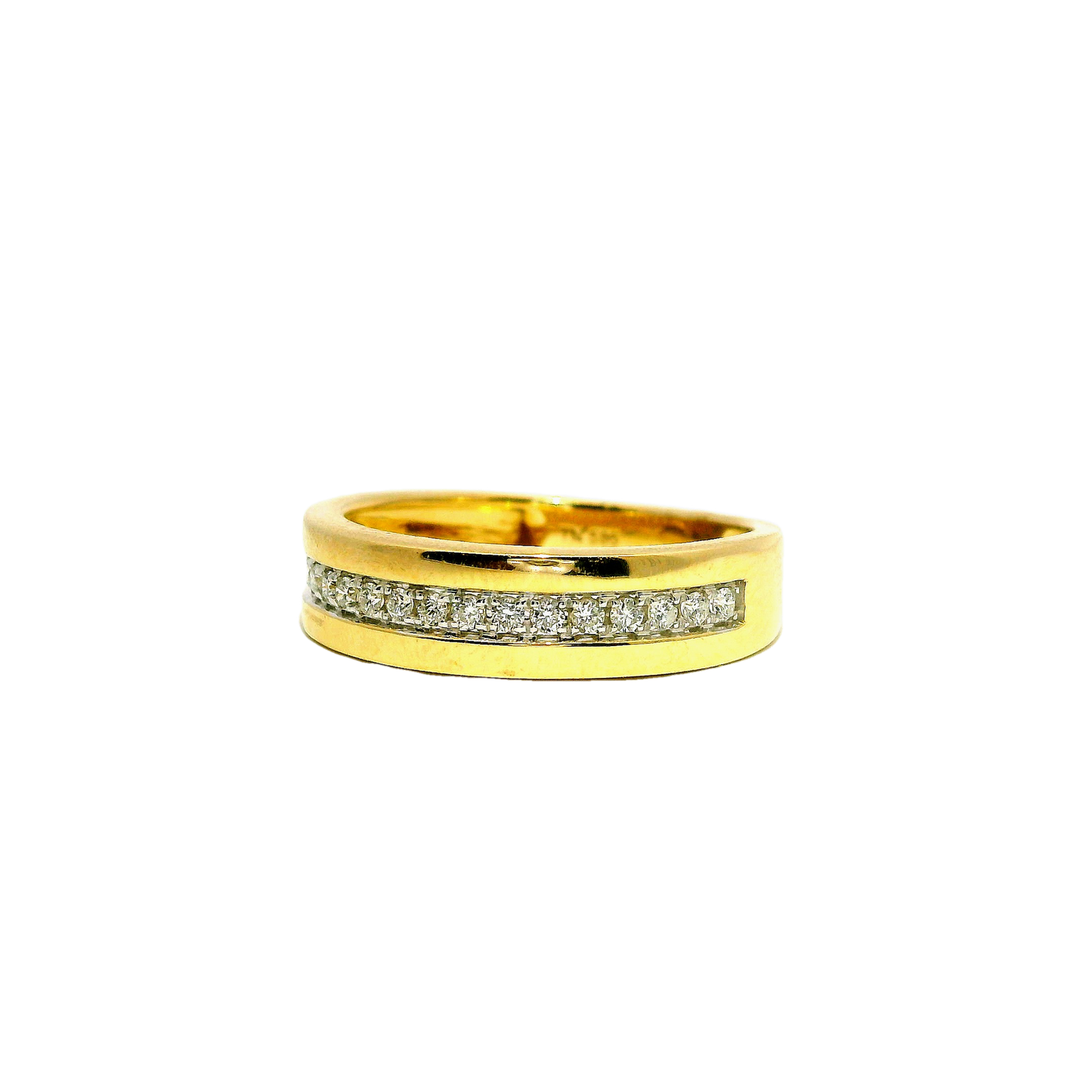 0.21Ct Diamond Ring 14k Yellow Gold