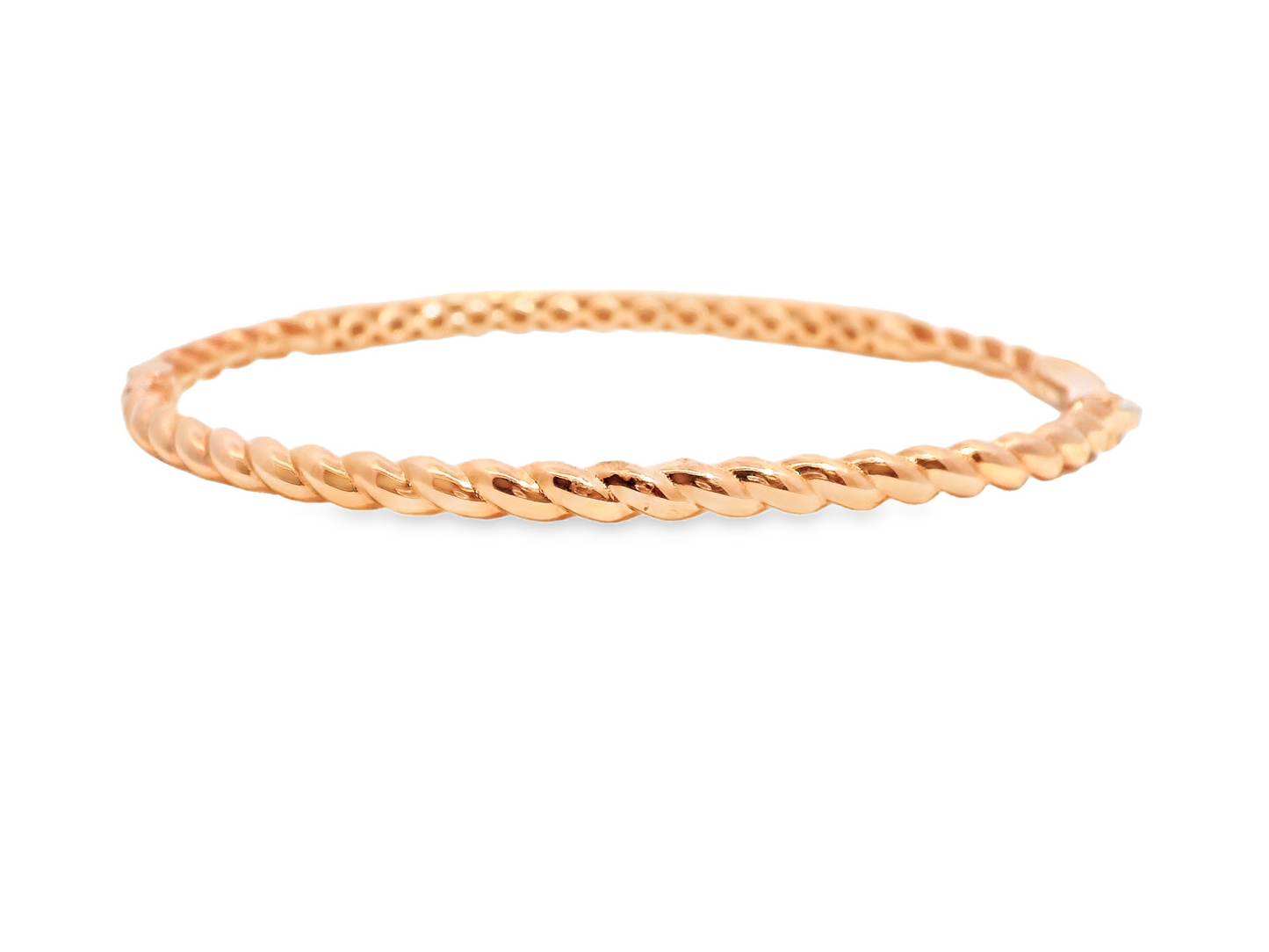 1.02CT Diamond Bangle 18k Rose Gold