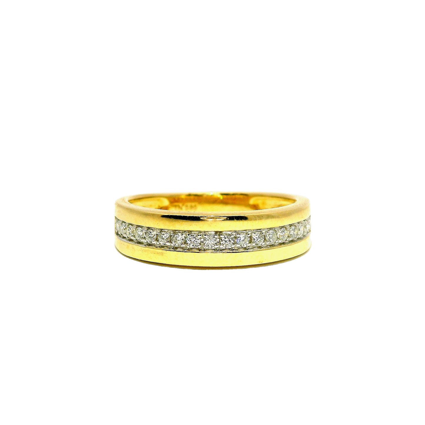 0.21Ct Diamond Ring 14k Yellow Gold