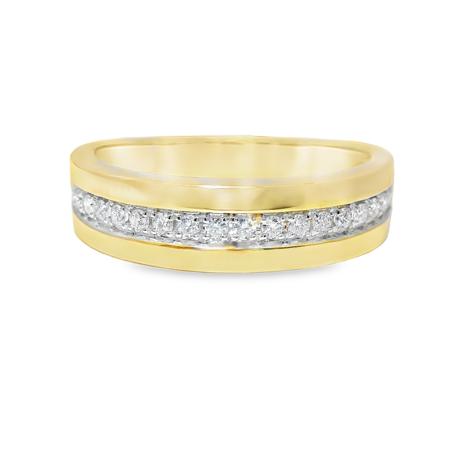 0.21Ct Diamond Ring 14k Yellow Gold
