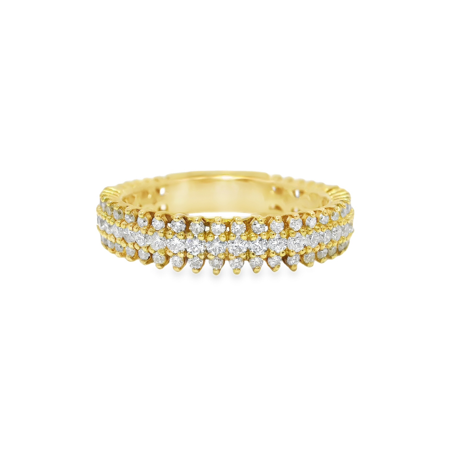 1.12CT Diamond Ring 14k Yellow Gold