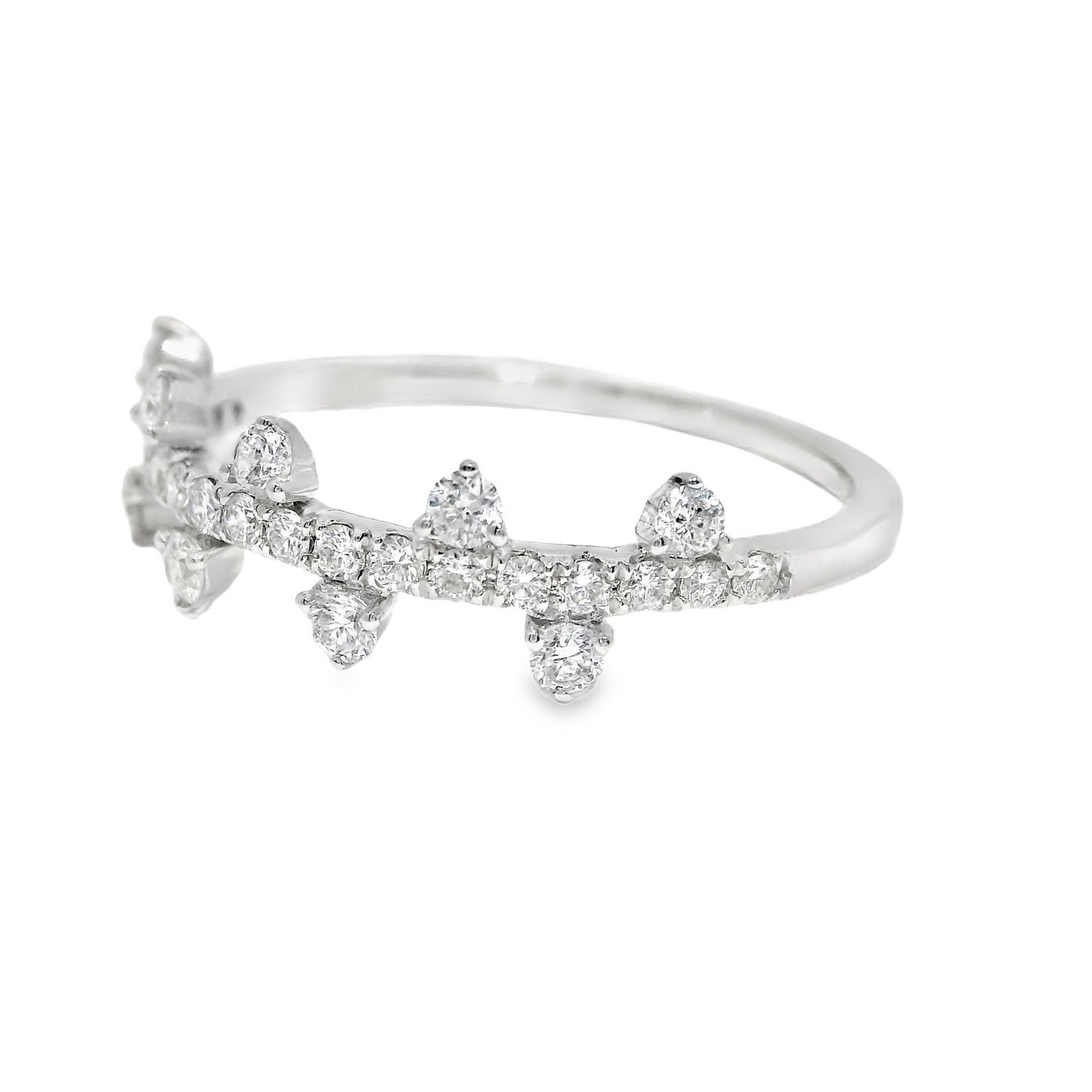 0.41CT Diamond Ring 14k White Gold