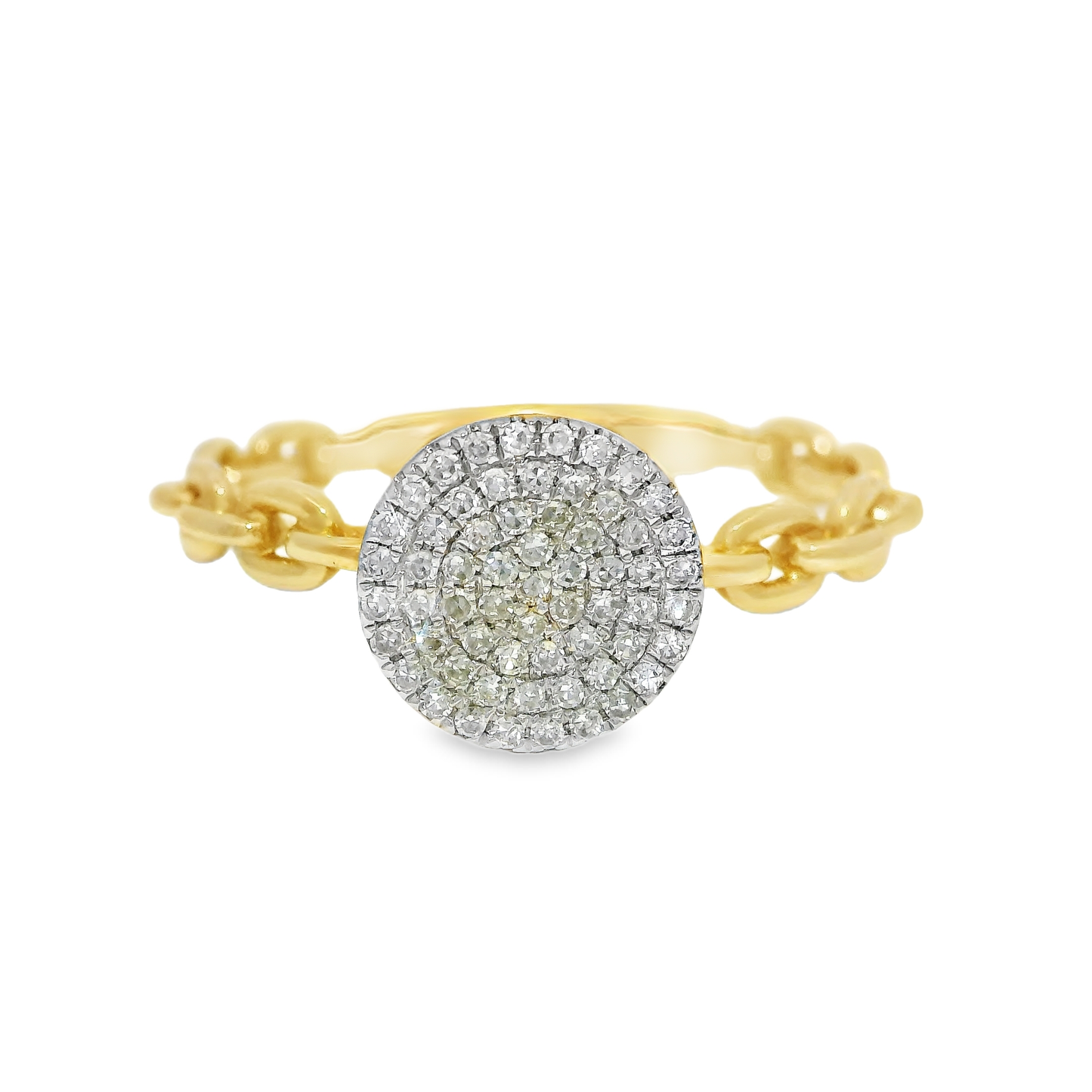 0.20CT Diamond Ring 14K Yellow Gold