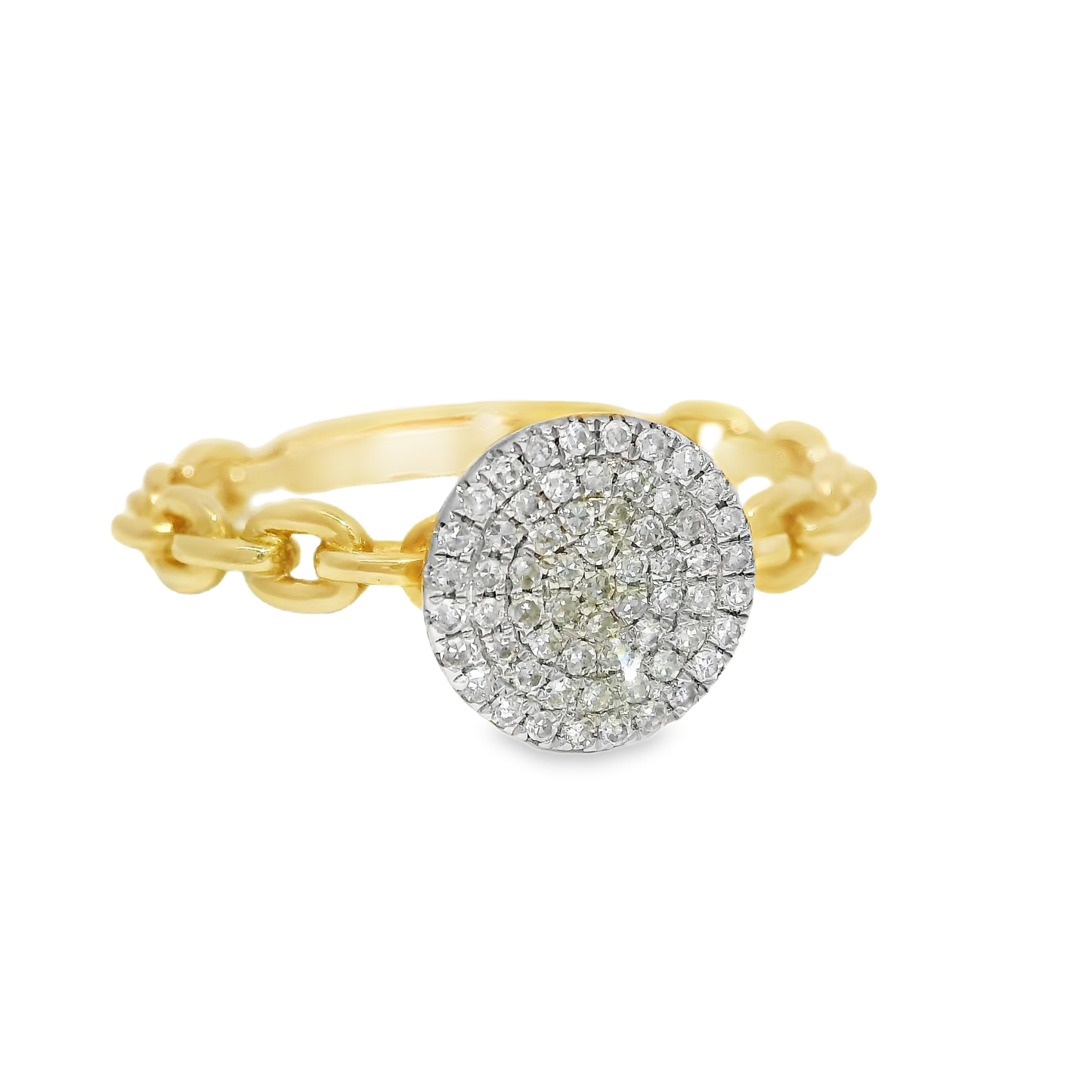 0.20CT Diamond Ring 14K Yellow Gold