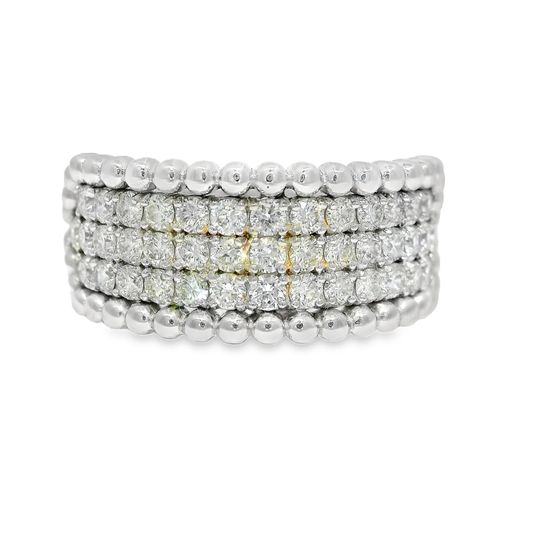 0.77CT Diamond 14K White Gold