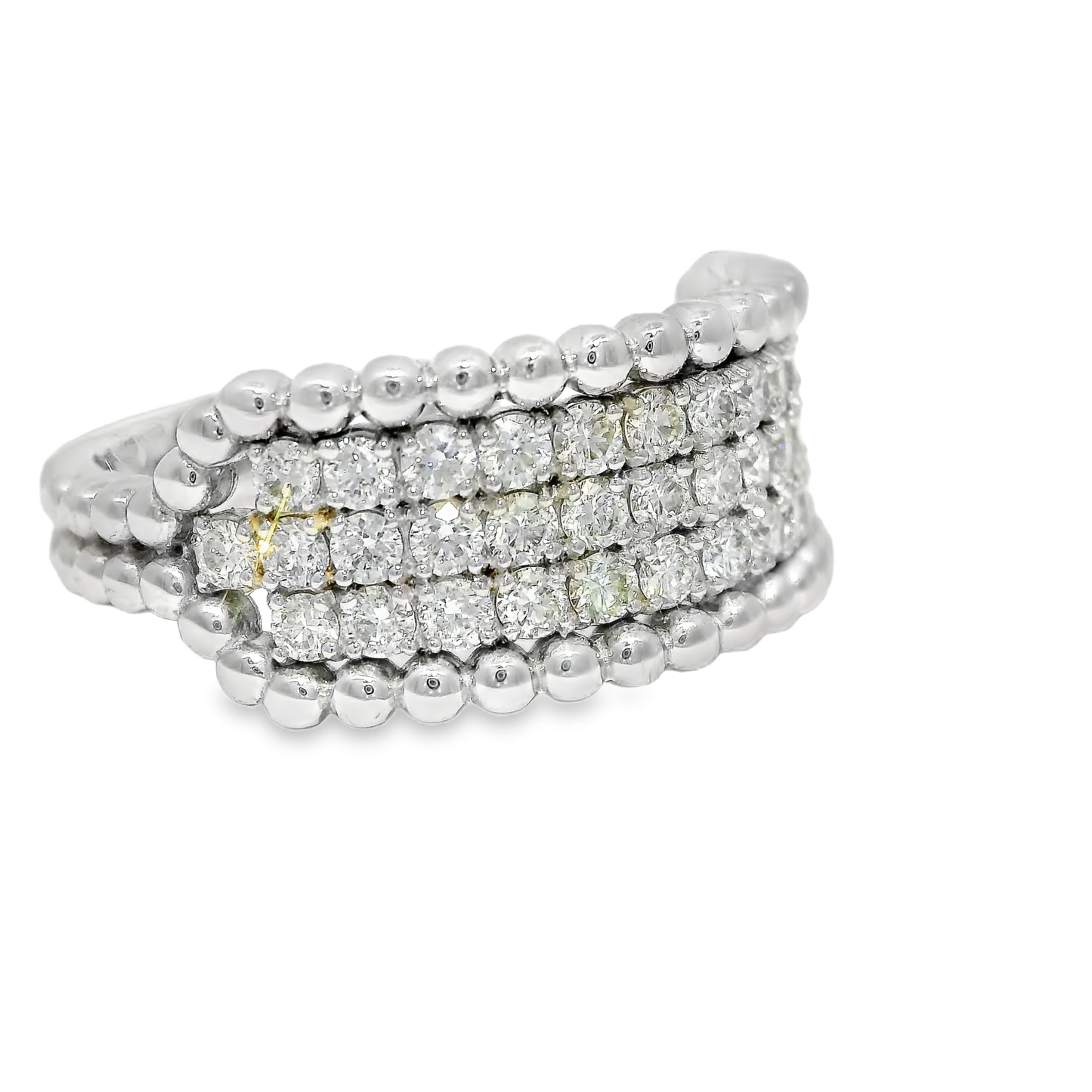 0.77CT Diamond 14K White Gold