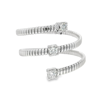 0.15CT Diamond Ring 14K White gold