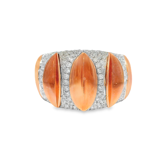 0.50CT Diamond Ring 14K Rose Gold