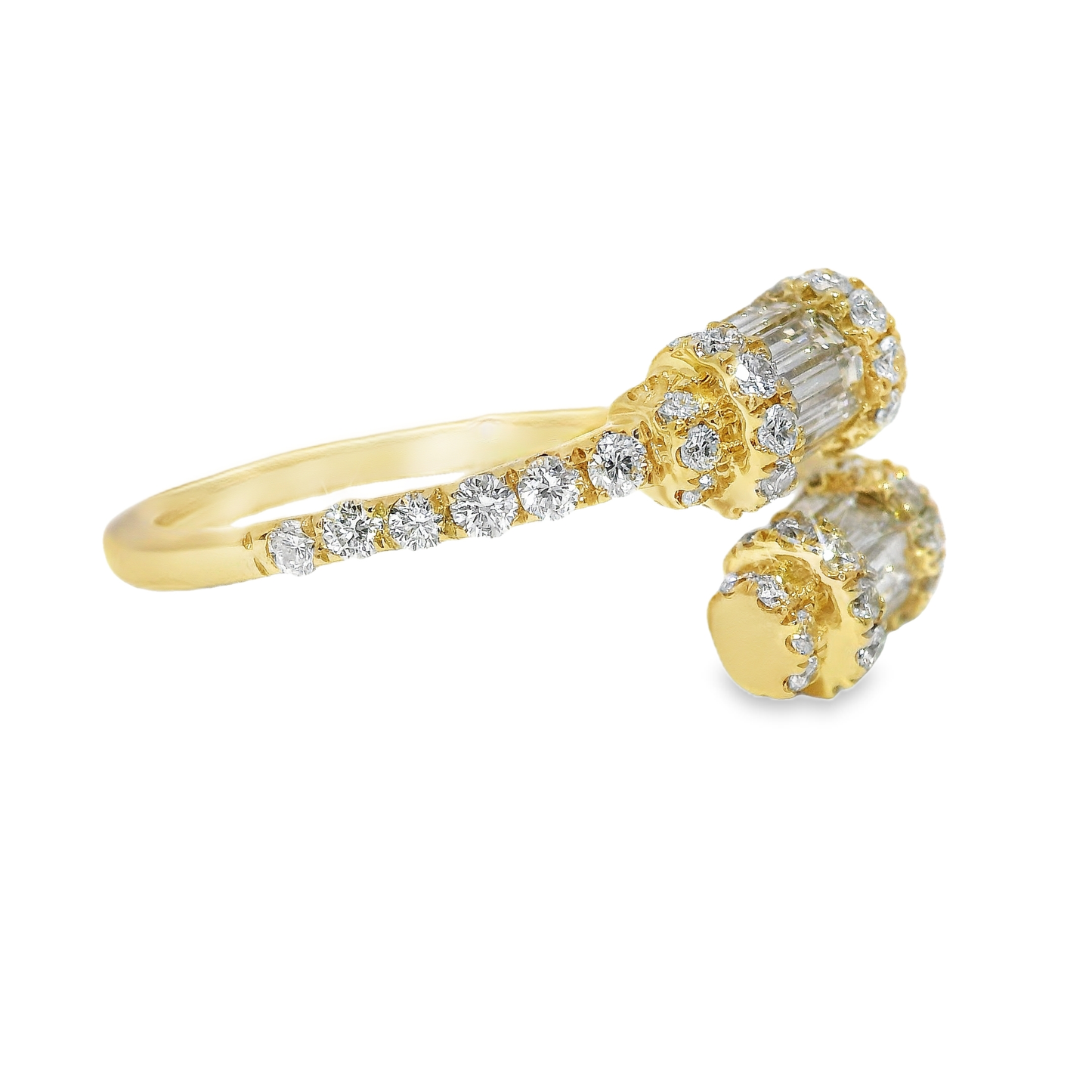 1.00CT Diamond Ring 14K Yellow Gold