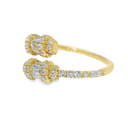 1.00CT Diamond Ring 14K Yellow Gold