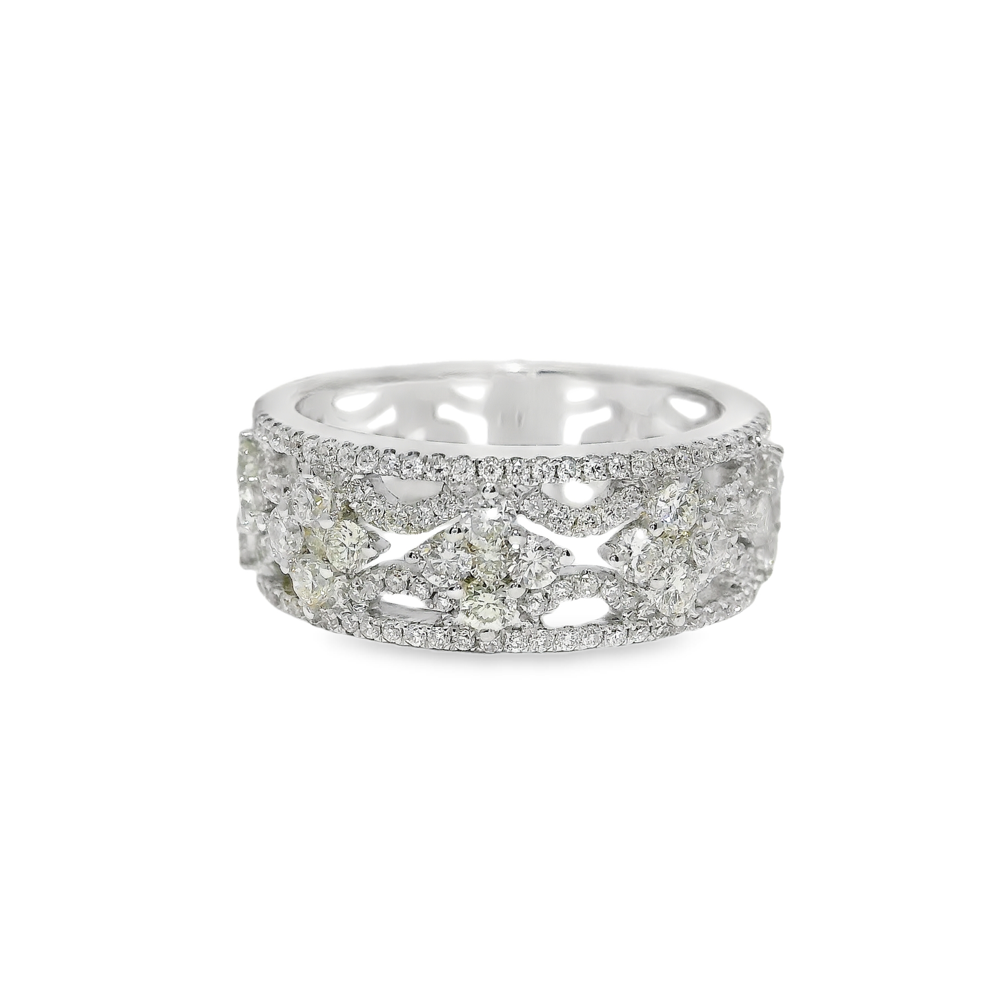 1.03CT Diamond Ring 18K White Gold
