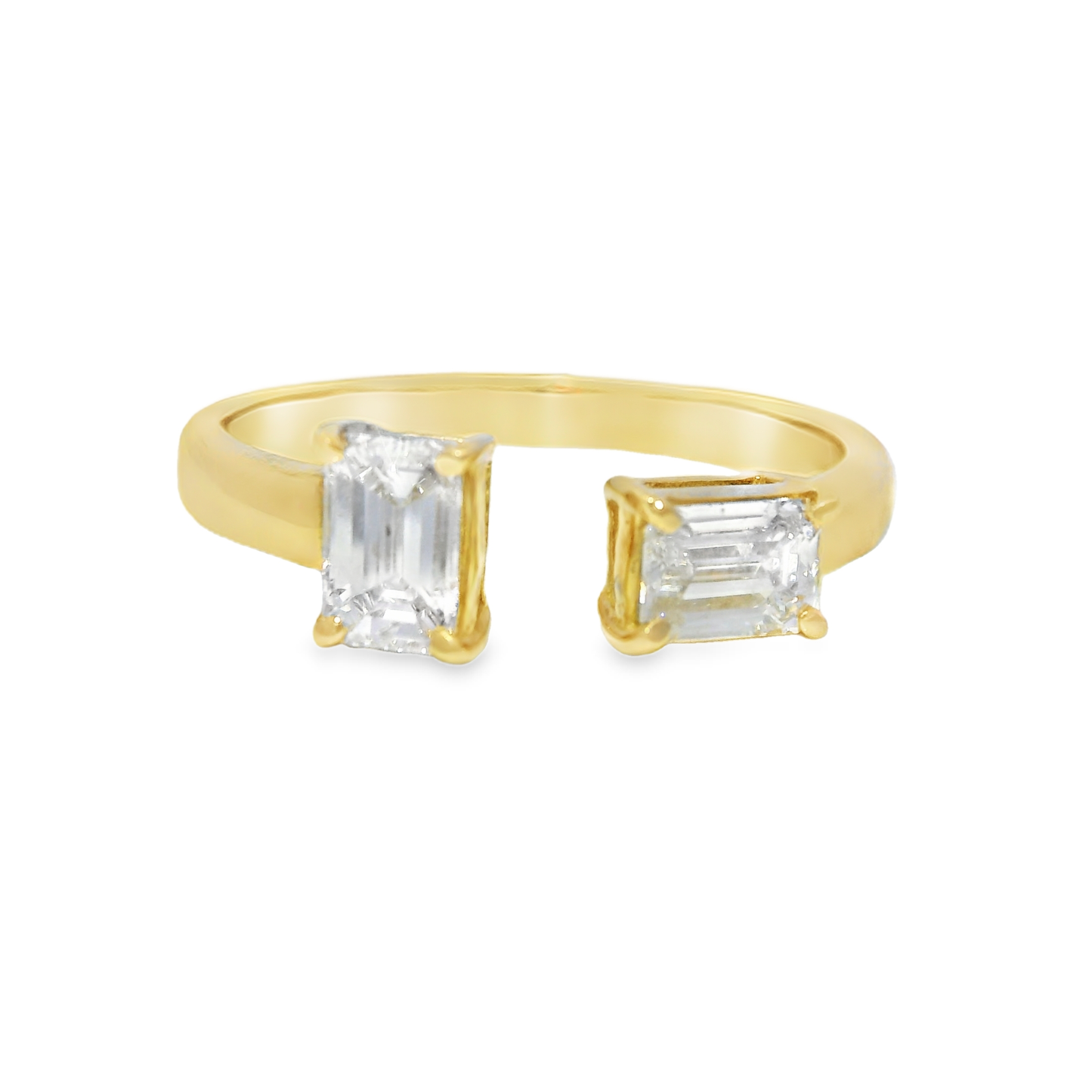 0.52CT Diamond Ring 18k Yellow Gold